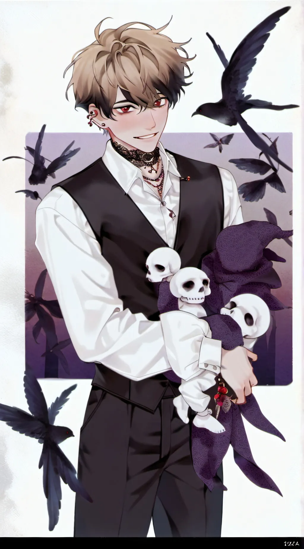 ai character: hahahah background