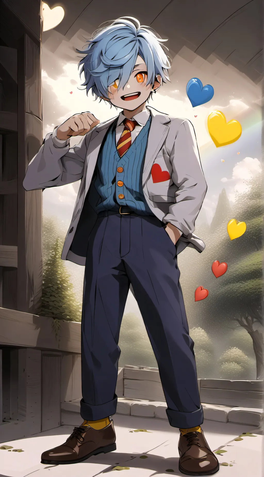 ai character: Wally Darling  background