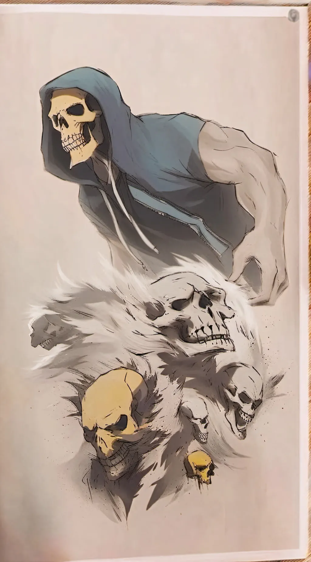ai character: <  SKELETOR  > background