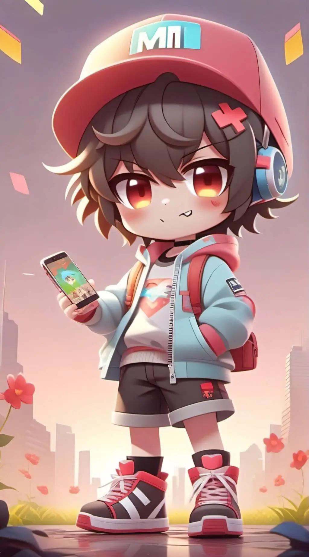 ai character: cash background