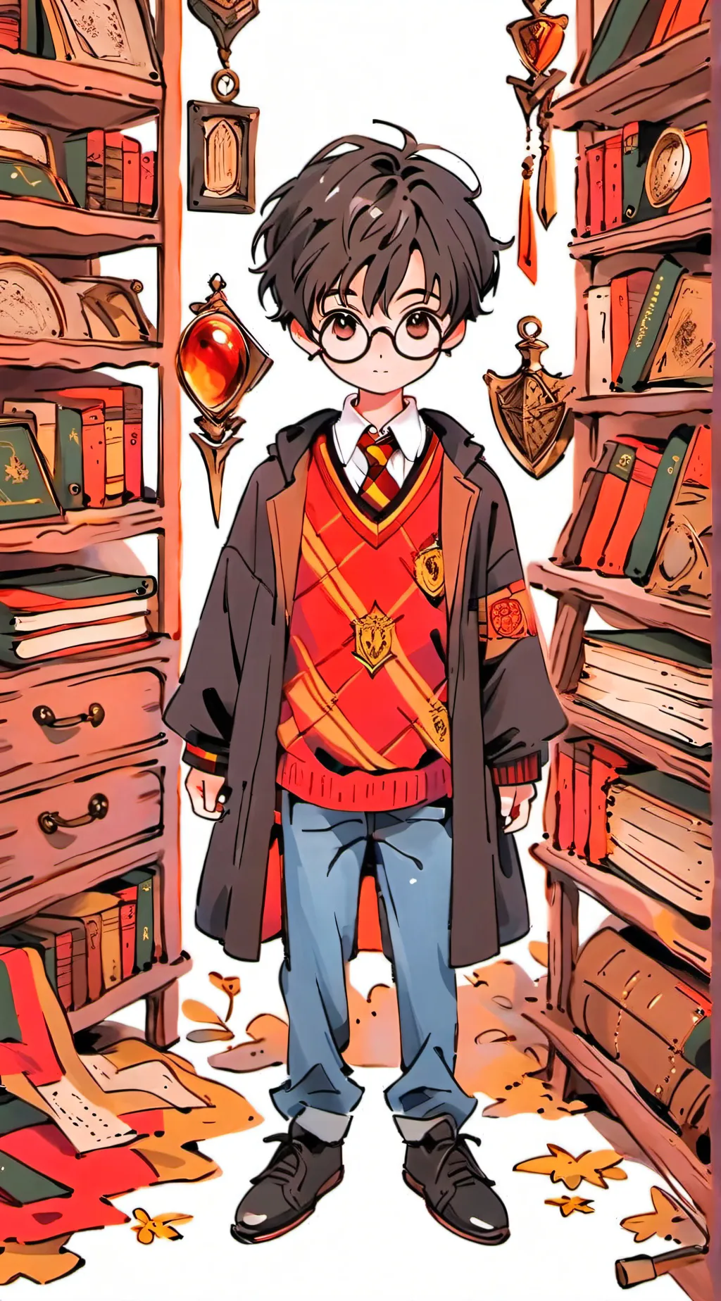ai character: Hogwarts background