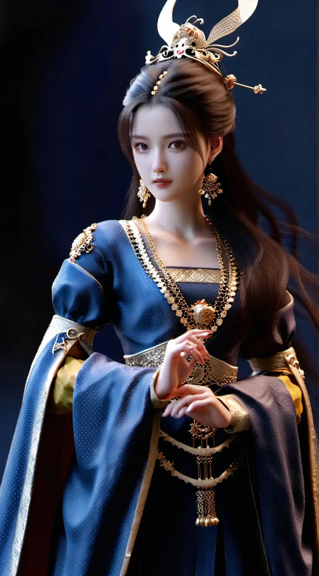 ai character: 霜儿（Shuang) background