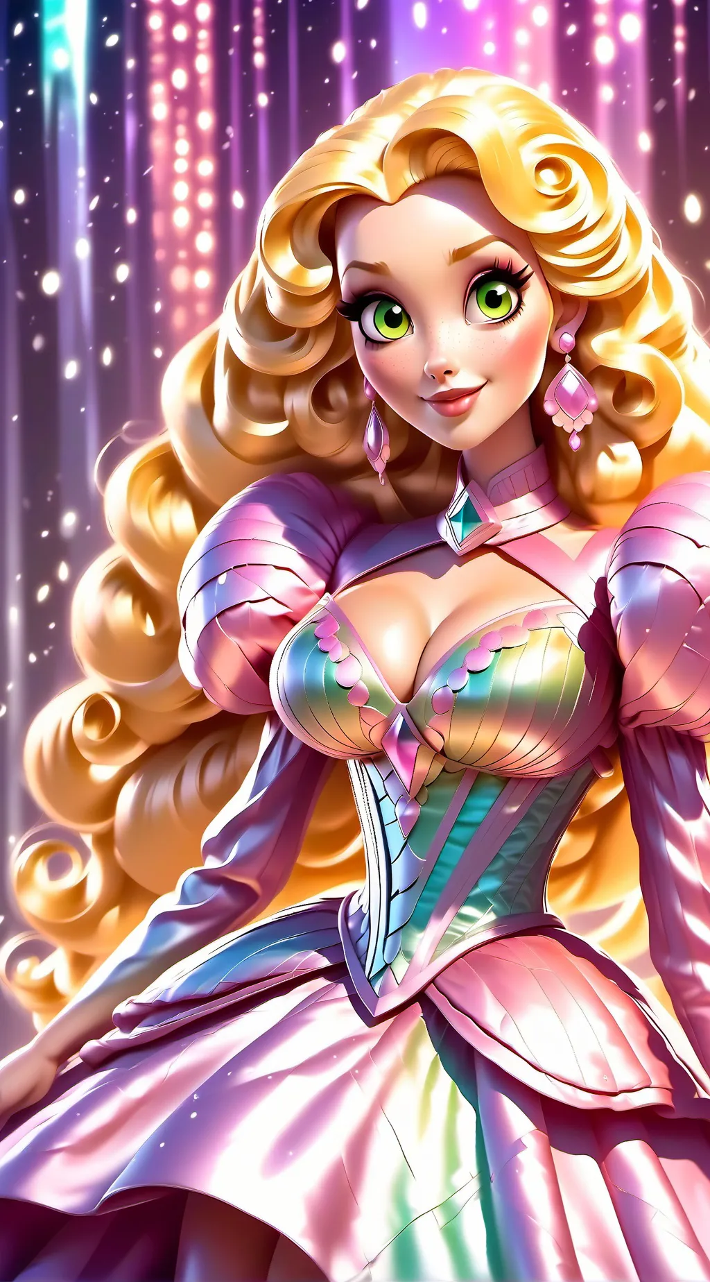 ai character: Darla dimple background