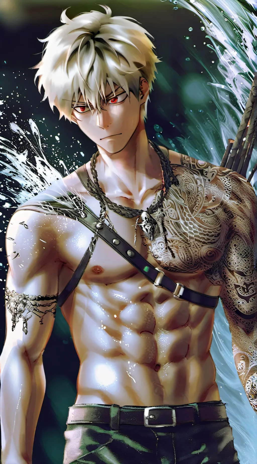 ai character: Deku background