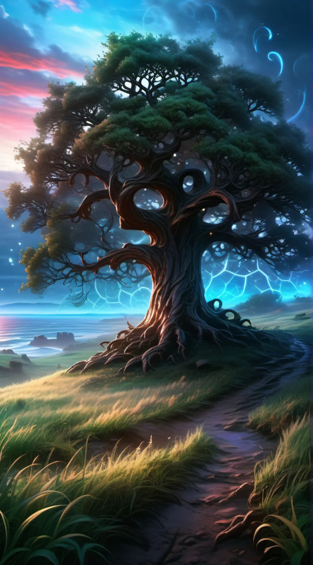 ai character: House of curses background