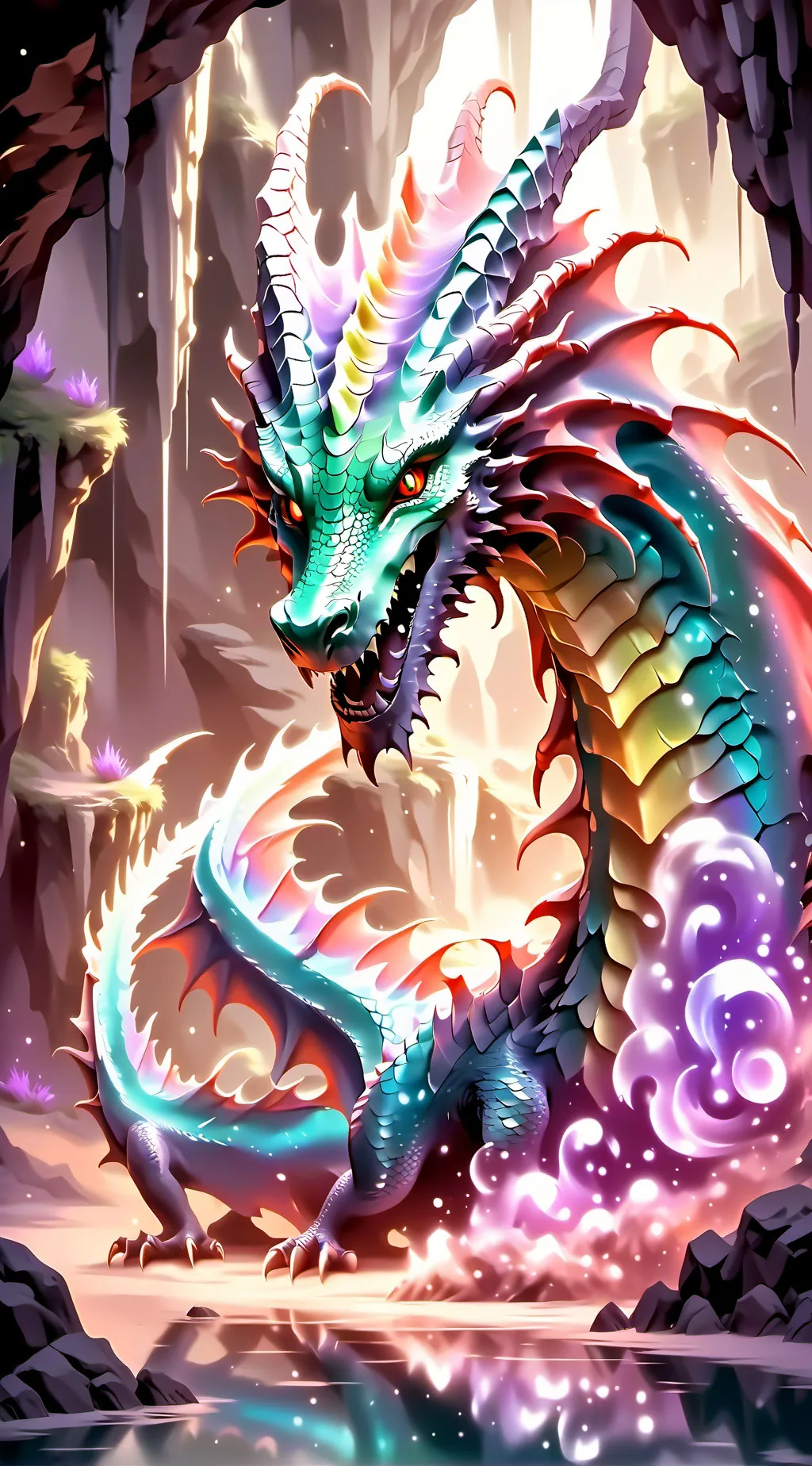 ai character: Jade Mountain background