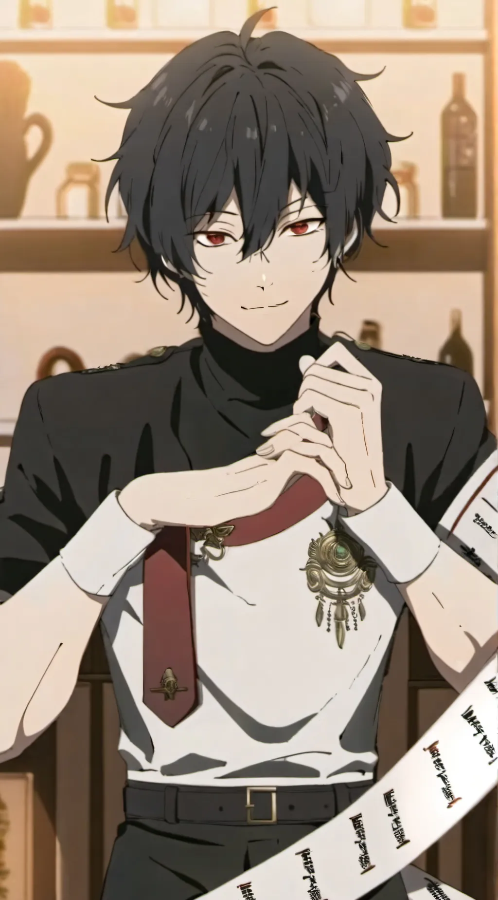 ai character: Osamu Dazai background