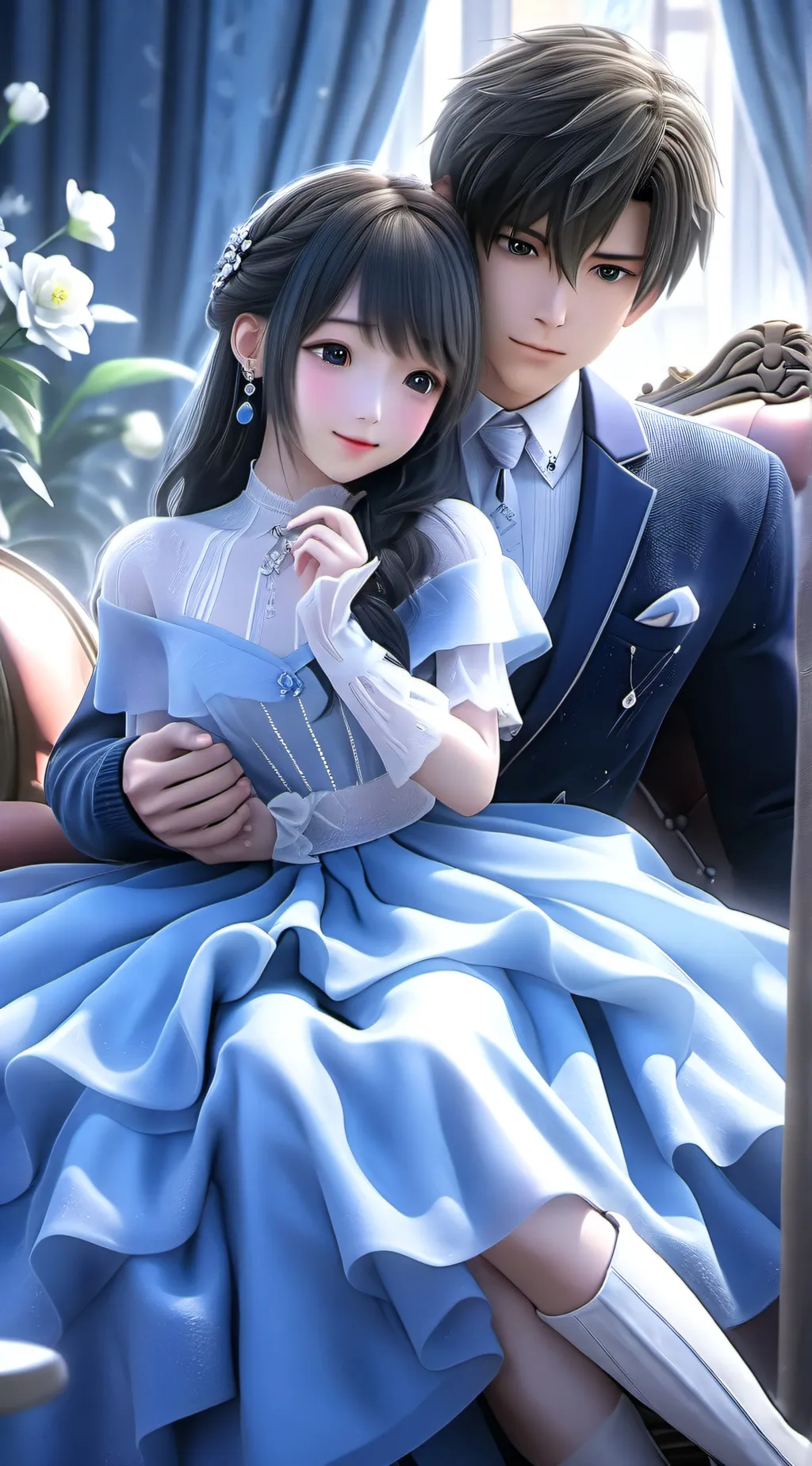 ai character: nasha and kai  background
