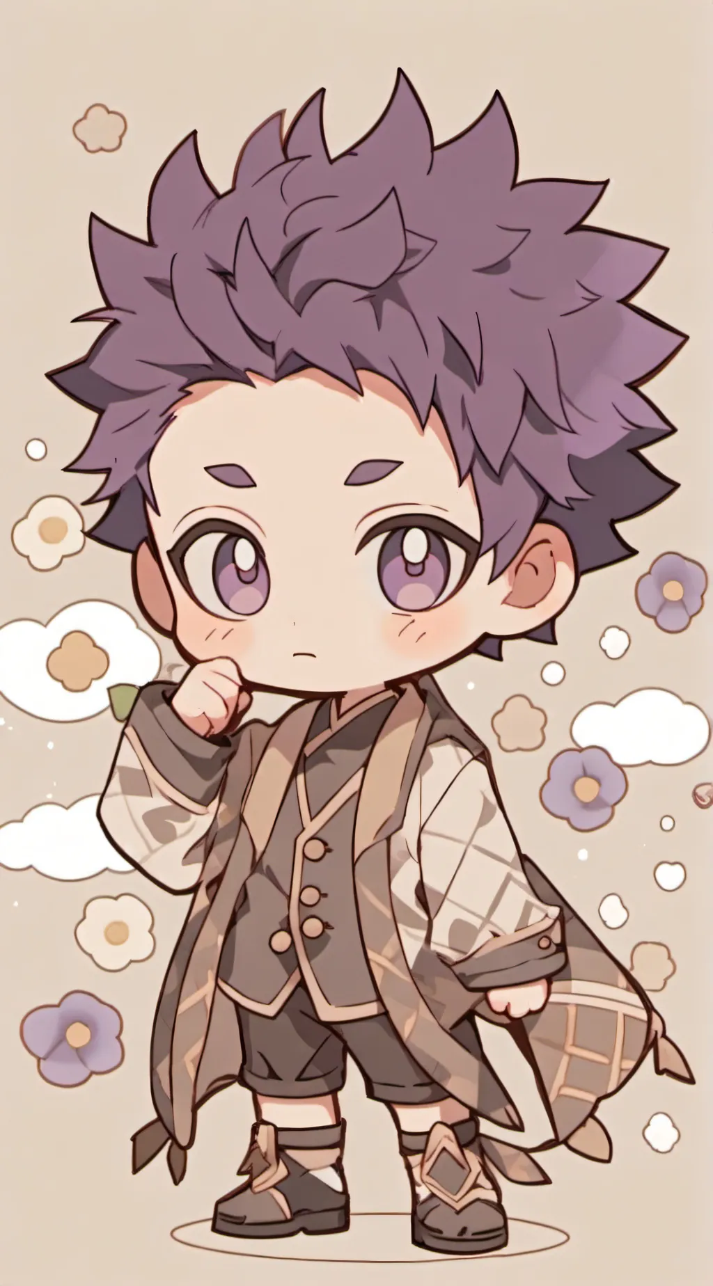 ai character: Shinso x denki  background