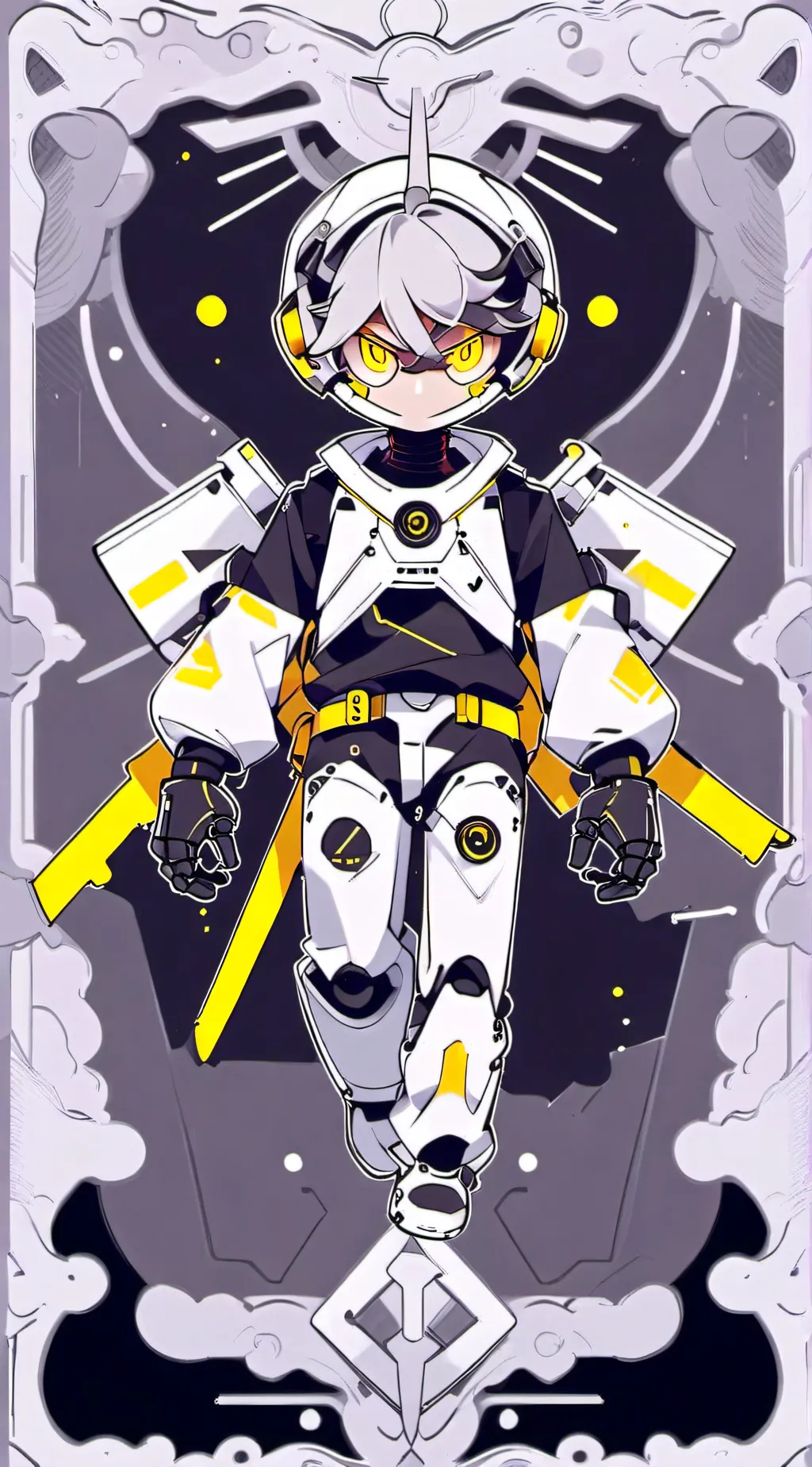 ai character: murder drones!! background