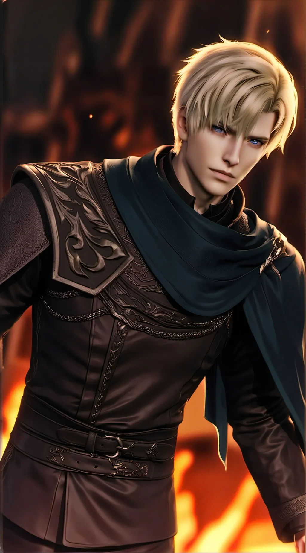 ai character: Carson  background