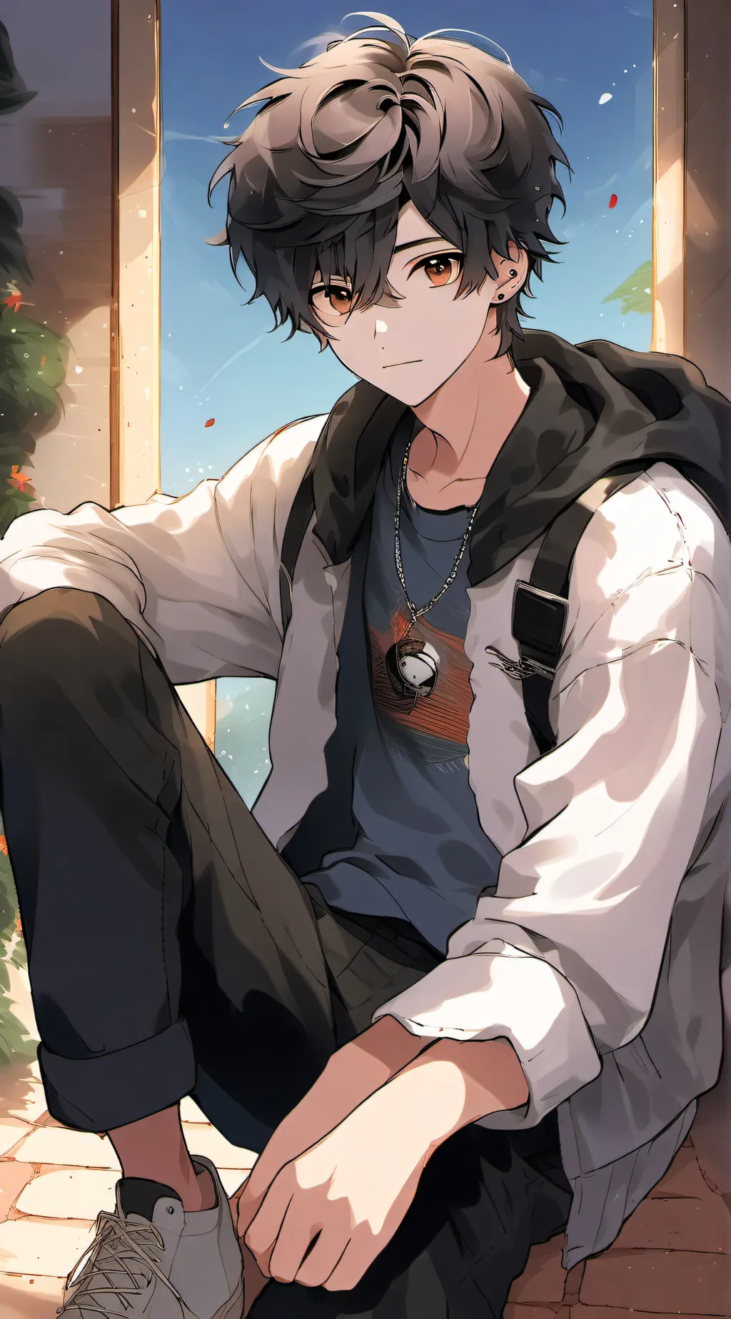 ai character: Ash background