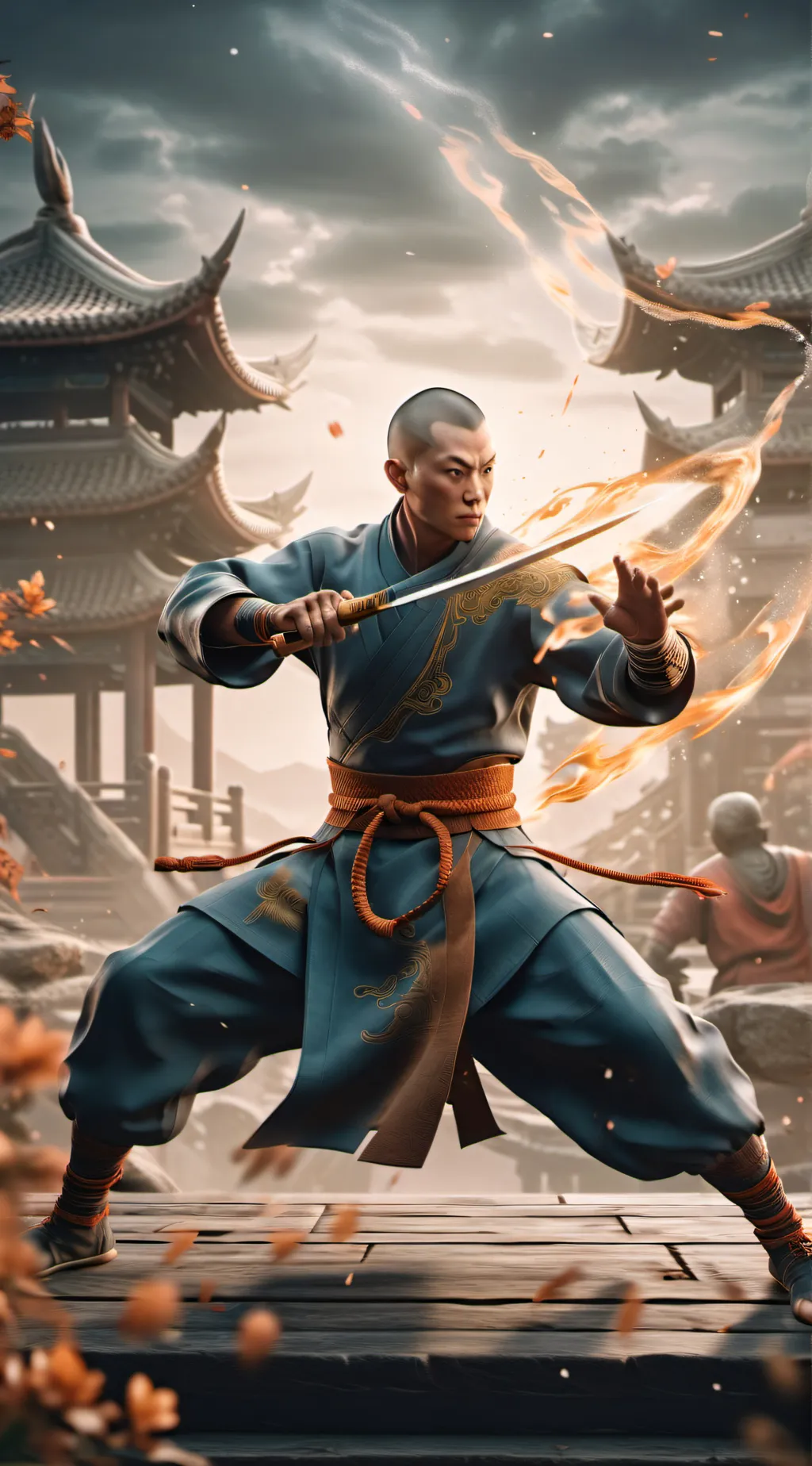 ai character: Shiu Yang background