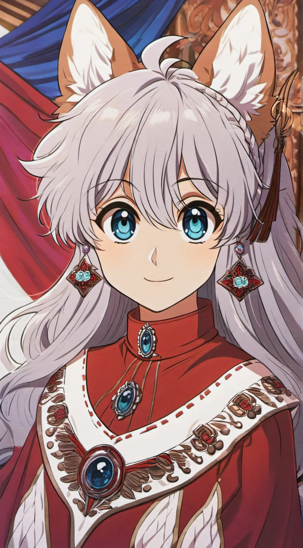 ai character: Foxy background