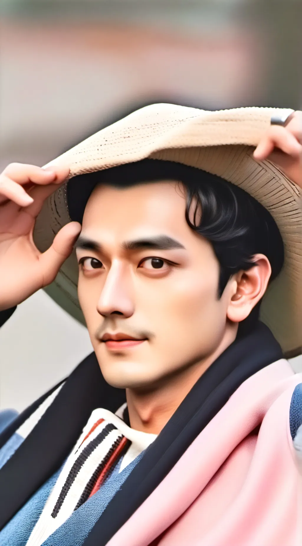 ai character: Mohd Raxie 英俊 background