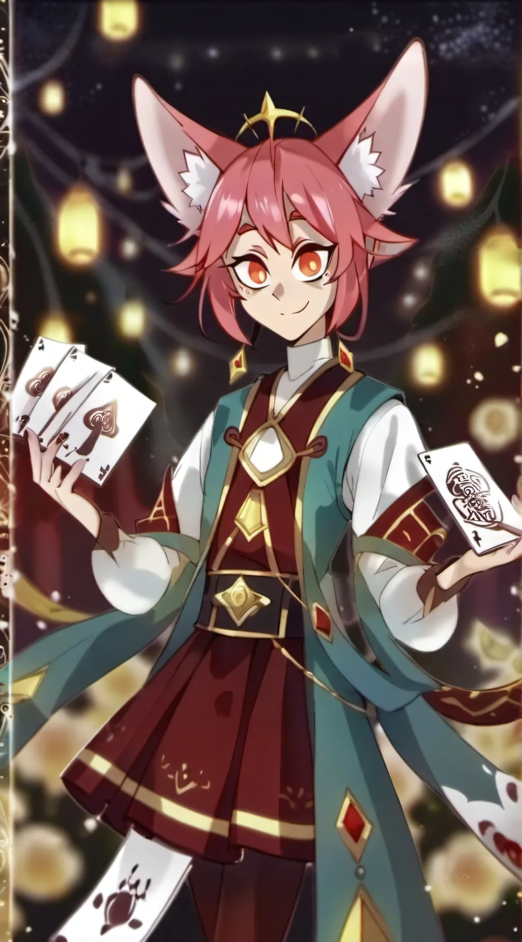 ai character: Fox background