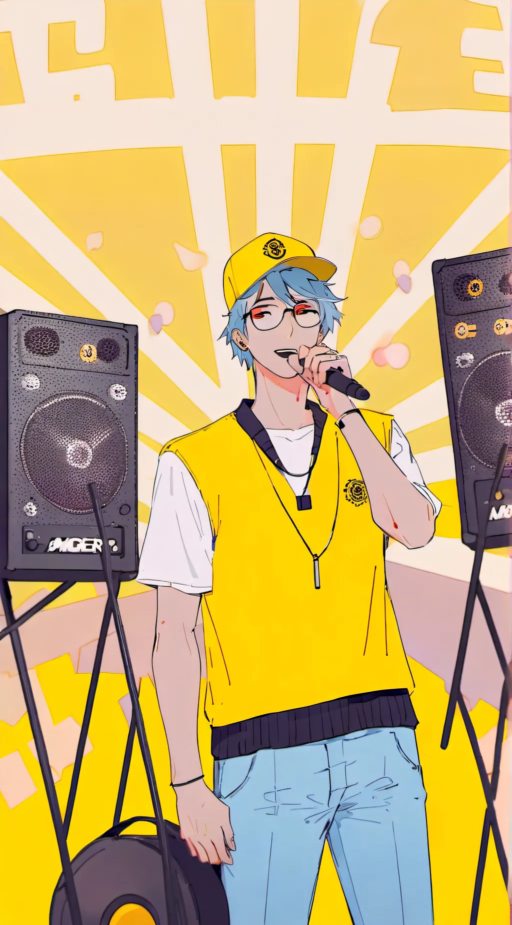 ai character: Speakerman background