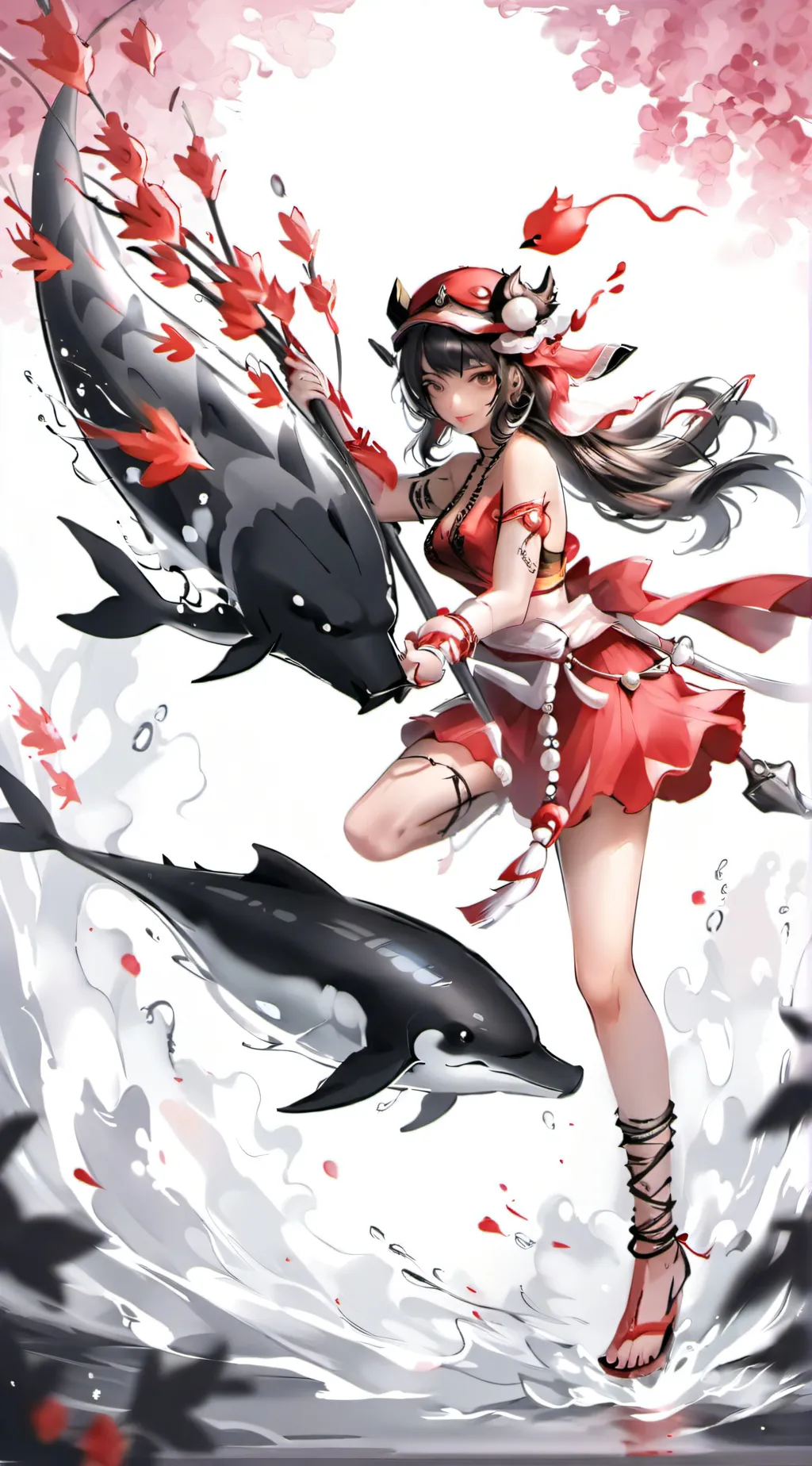 ai character: narima  background