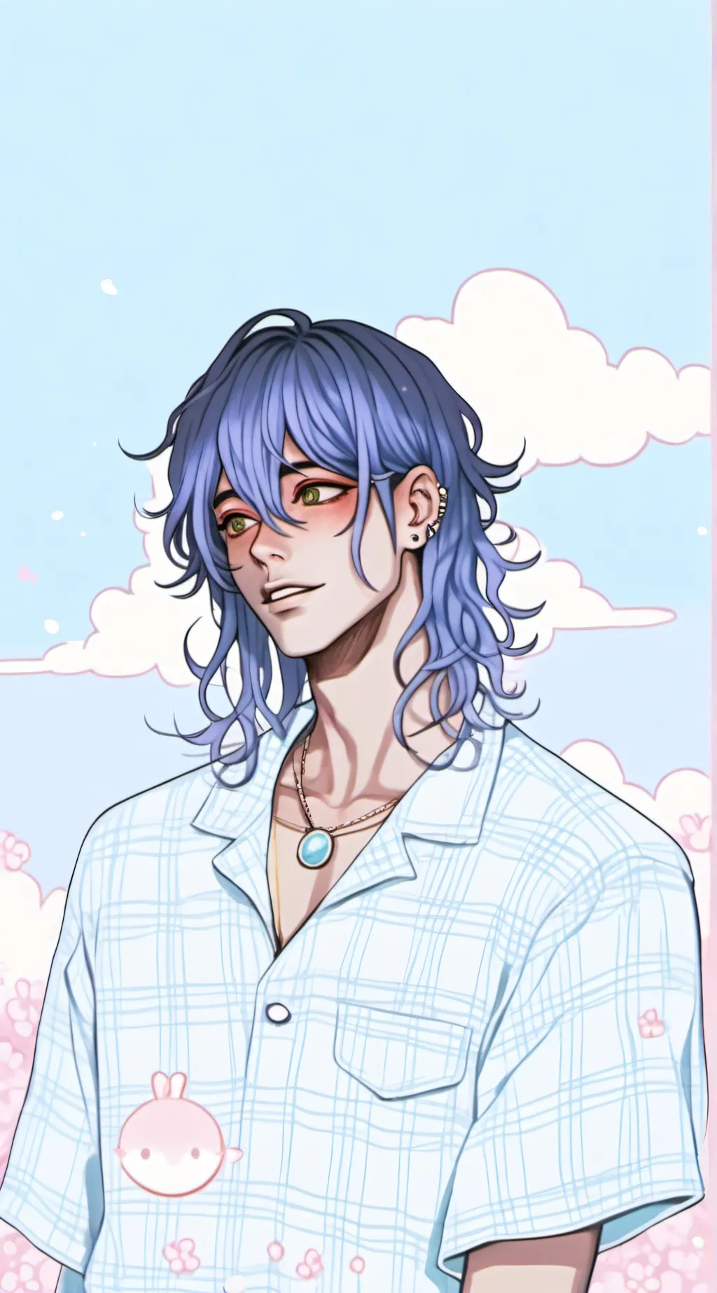 ai character: Sally Face  background