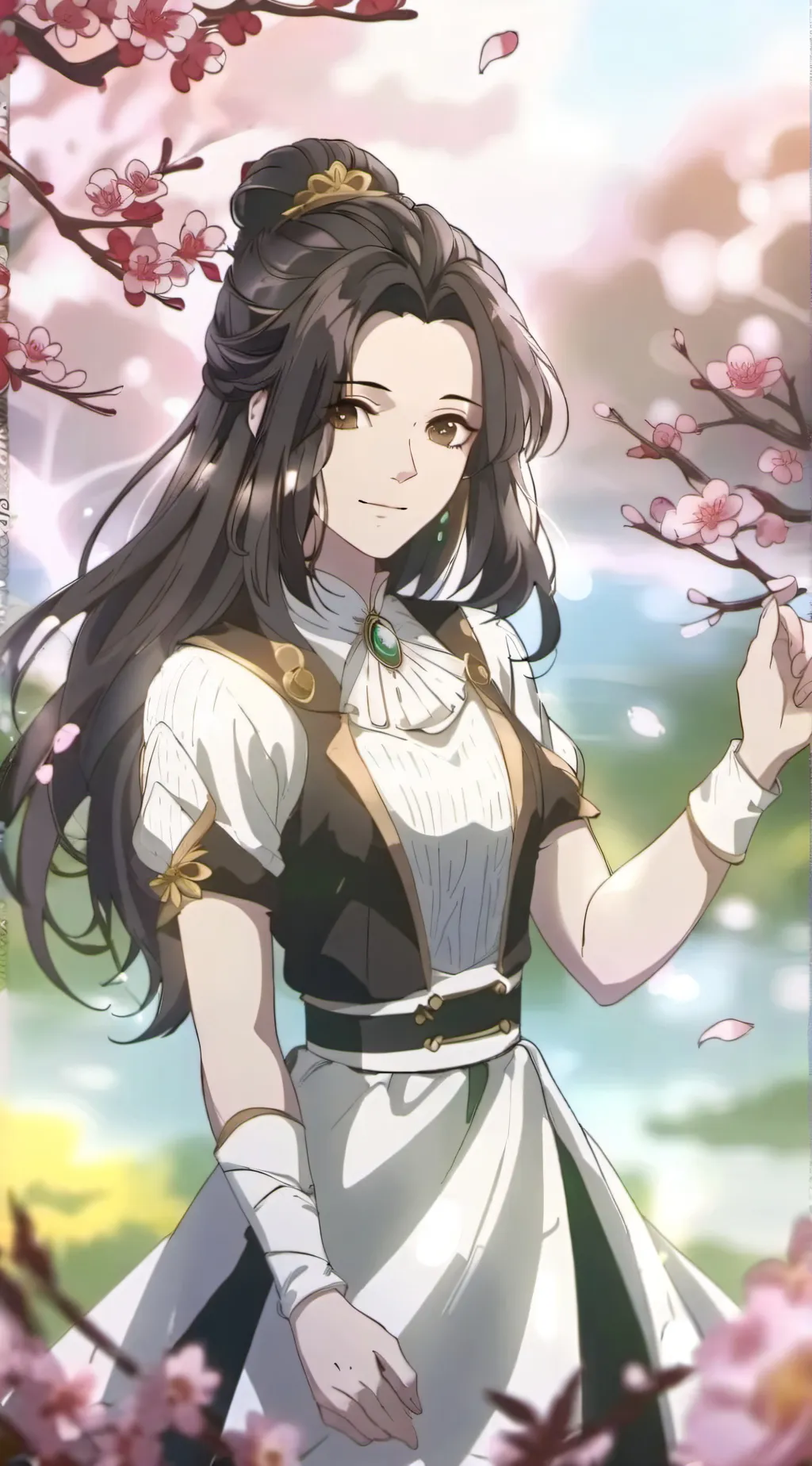 ai character: Nima  background