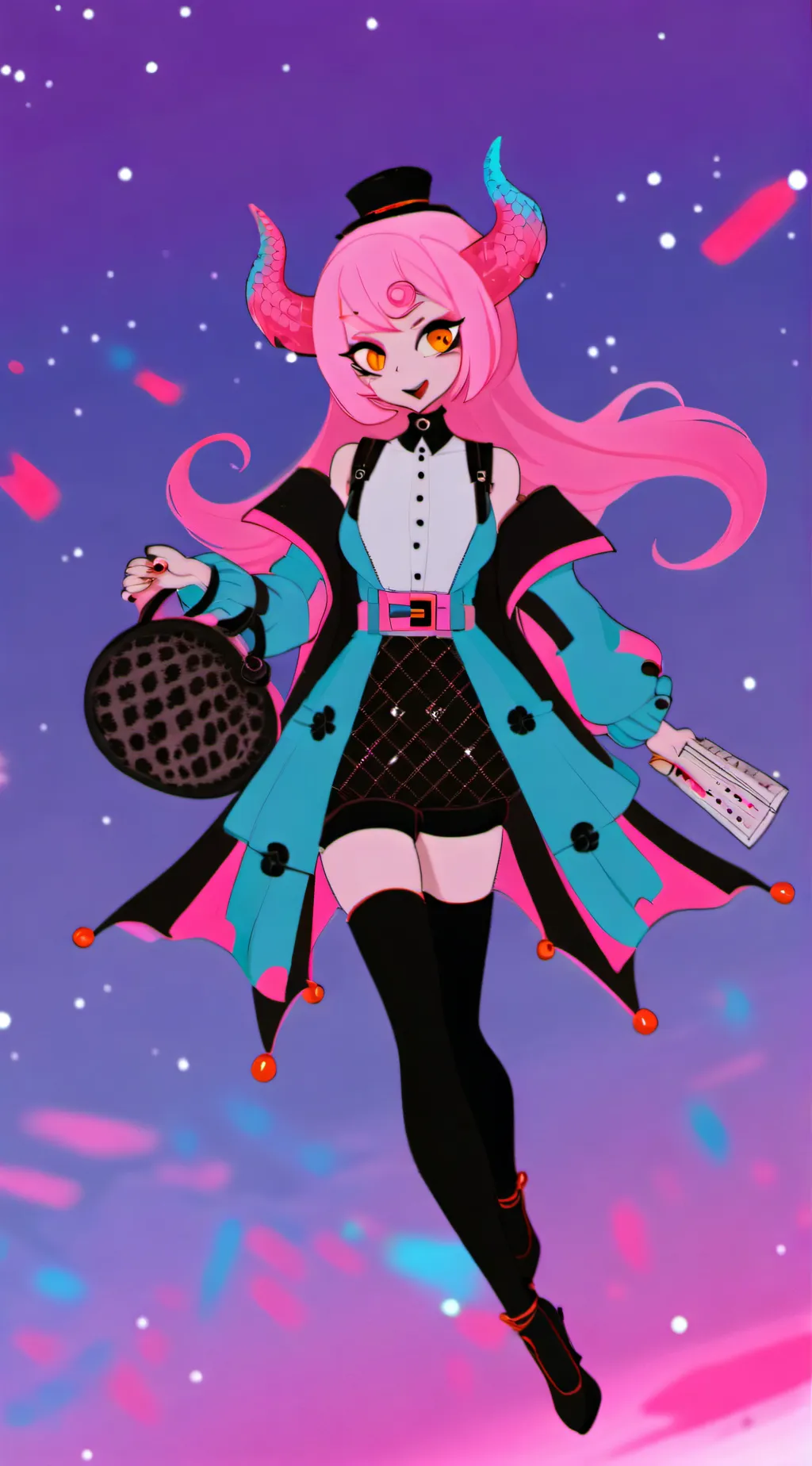 ai character: Demon slayer  background