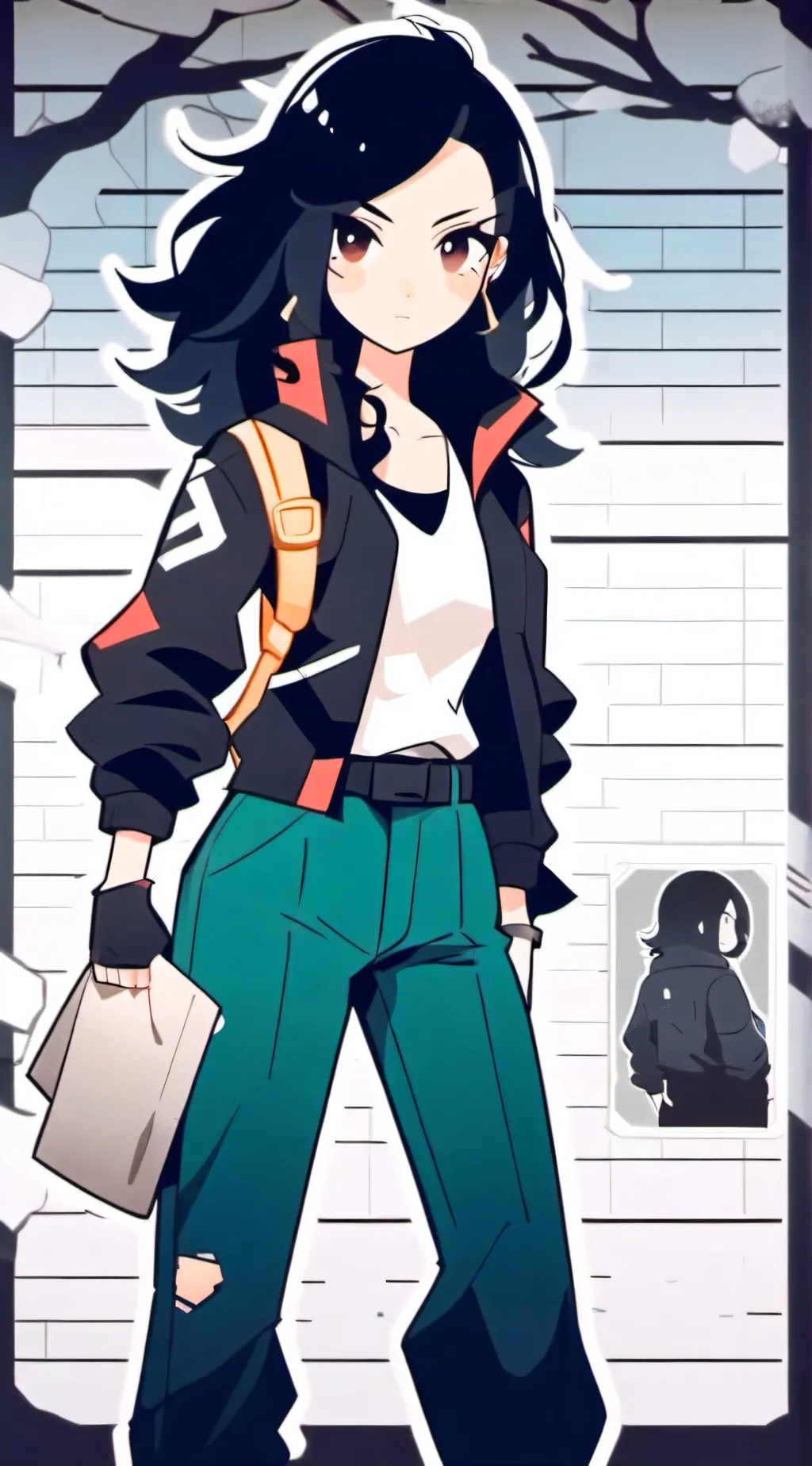 ai character: Naomi  background