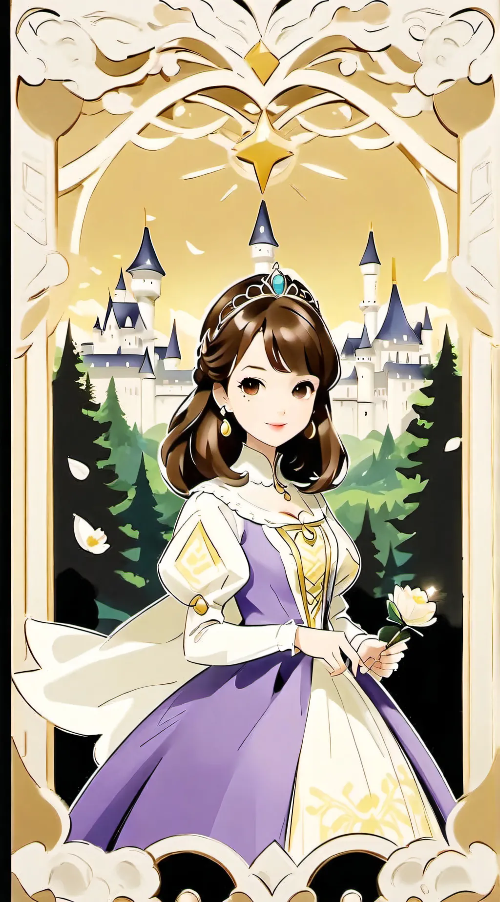 ai character: Sofia the first background