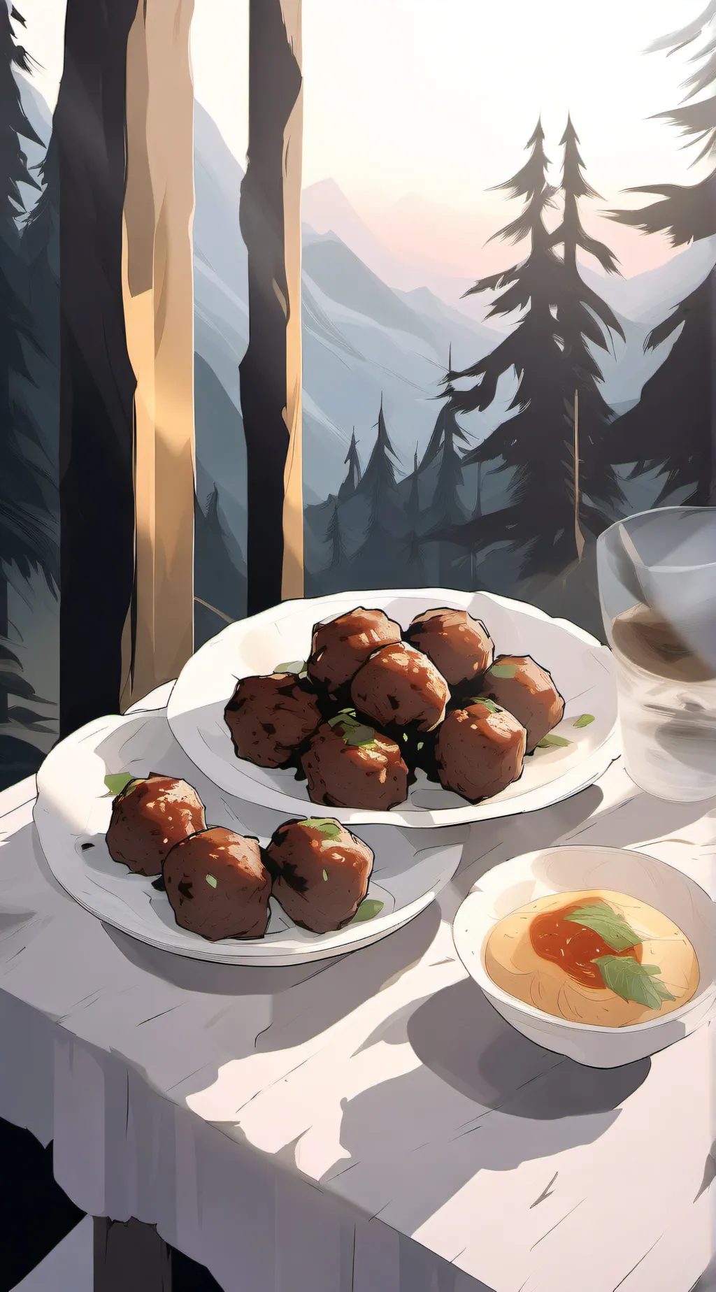 ai character: meatball background