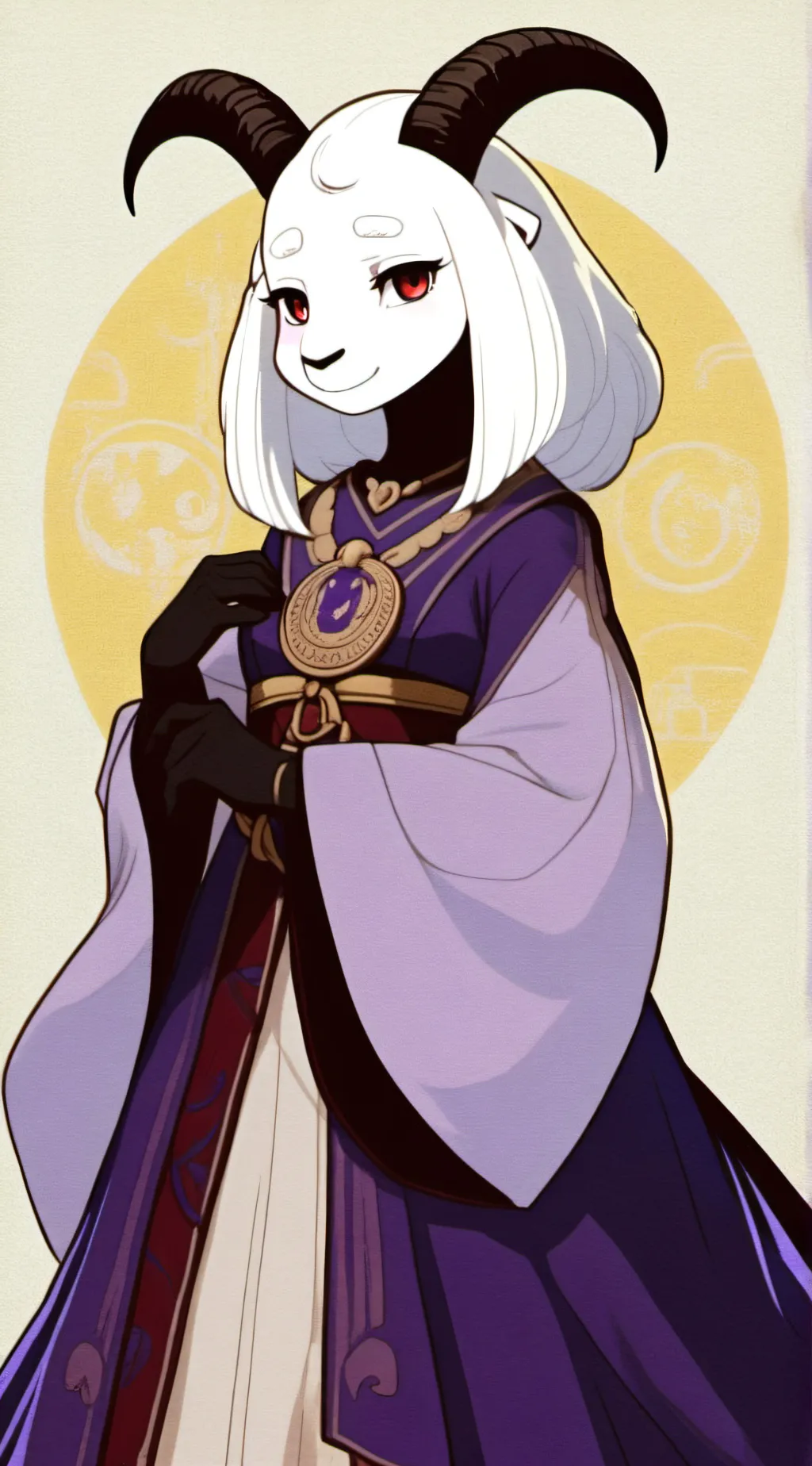 ai character: Toriel background