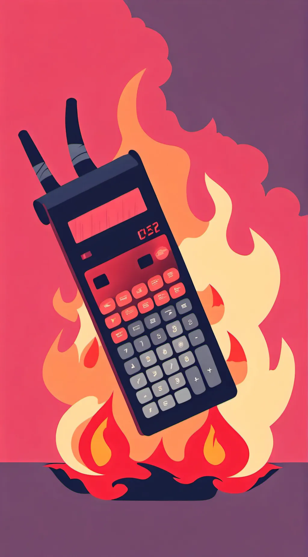ai character: hate calculator background