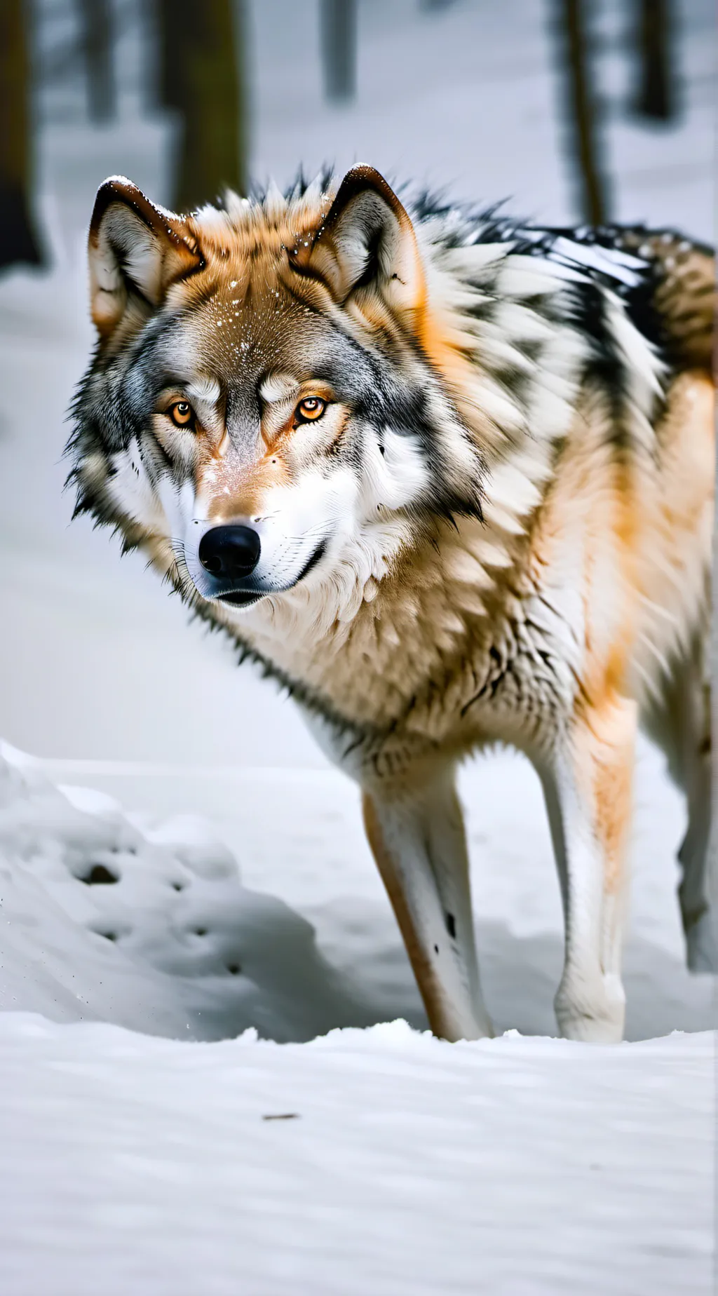 ai character: Wolf and friends  background