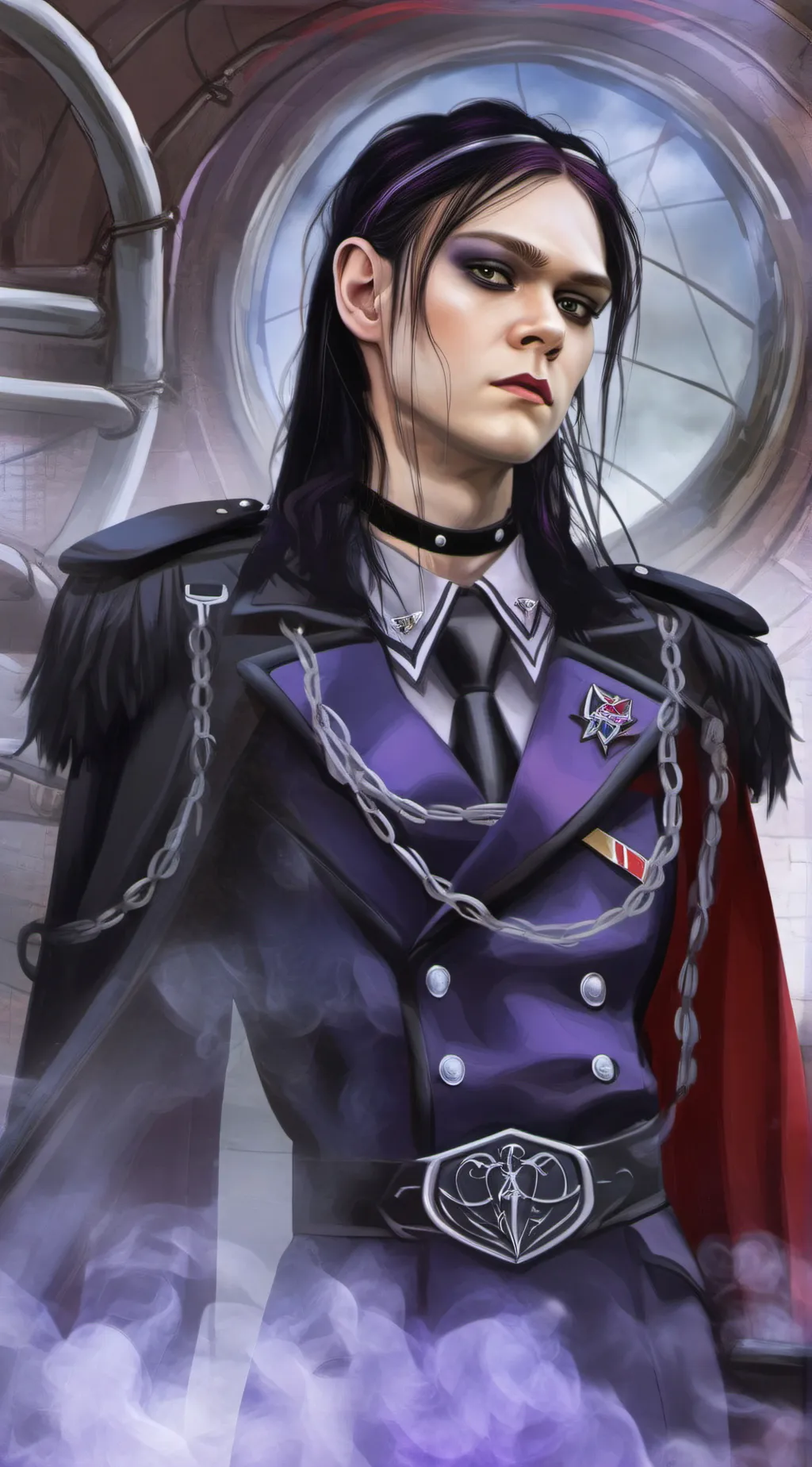 ai character: Kim Dracula background