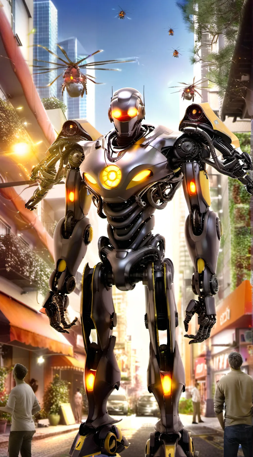 ai character: ROBOT background