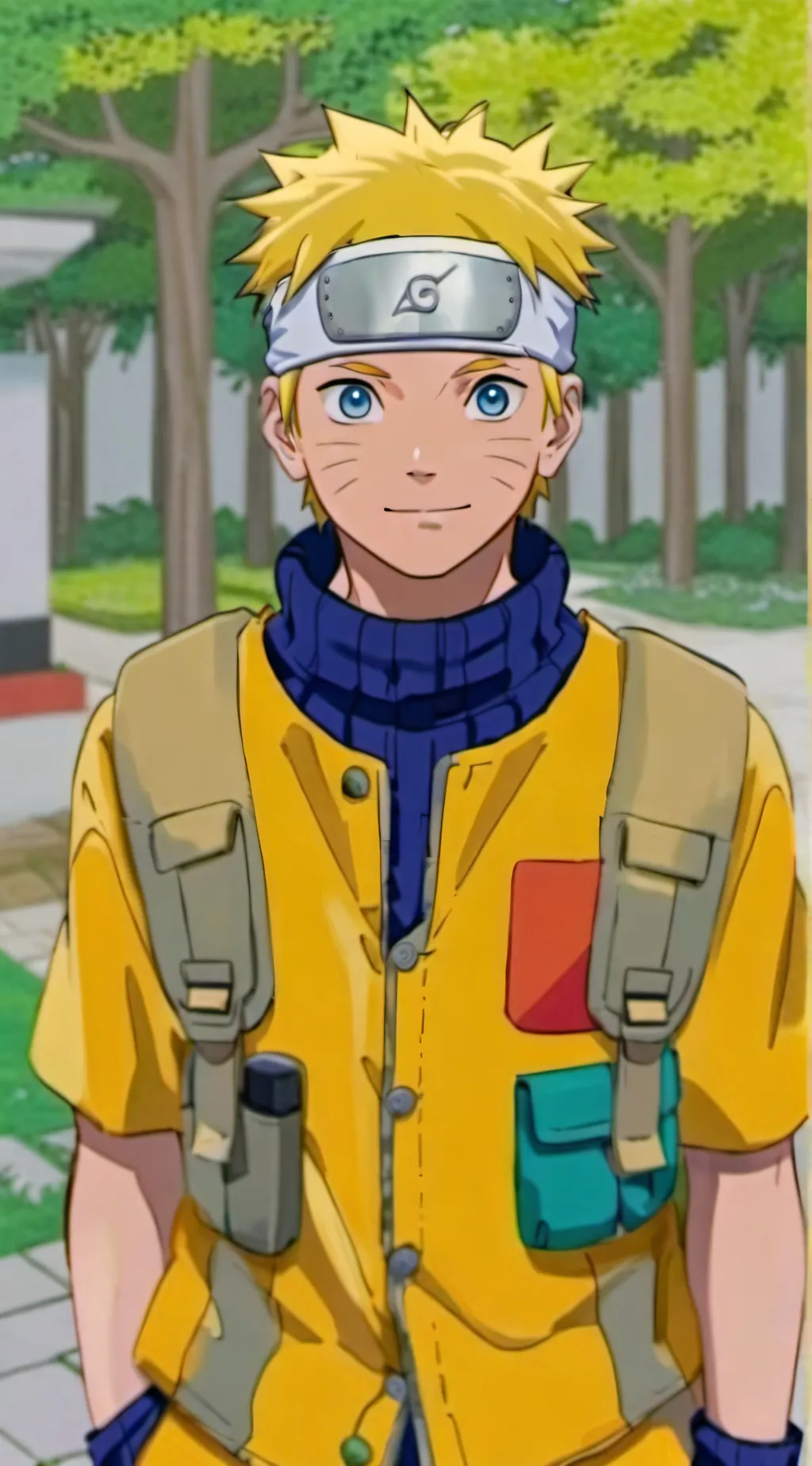 ai character: Naruto Uzumaki background