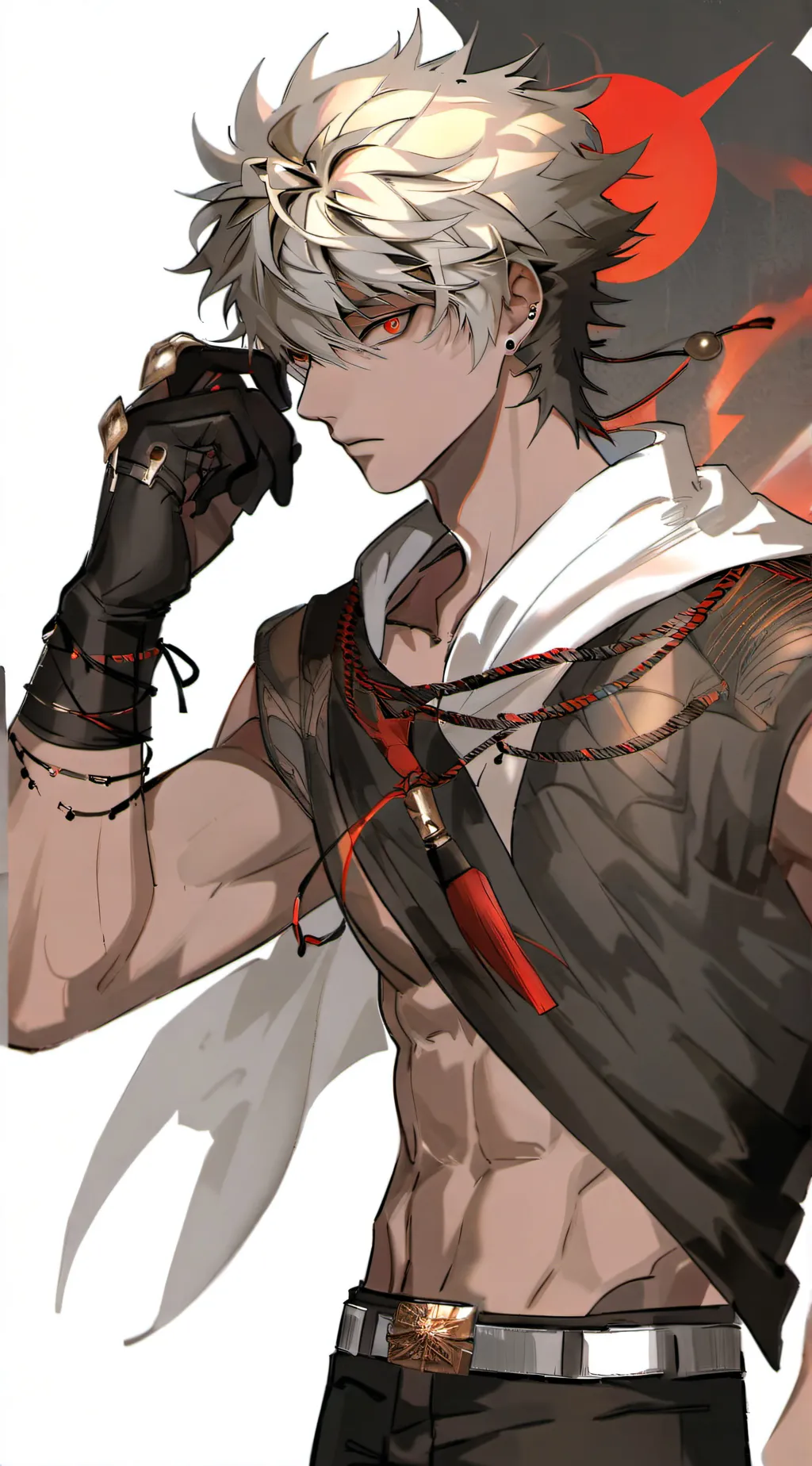 ai character: Katsuki Bakugo background
