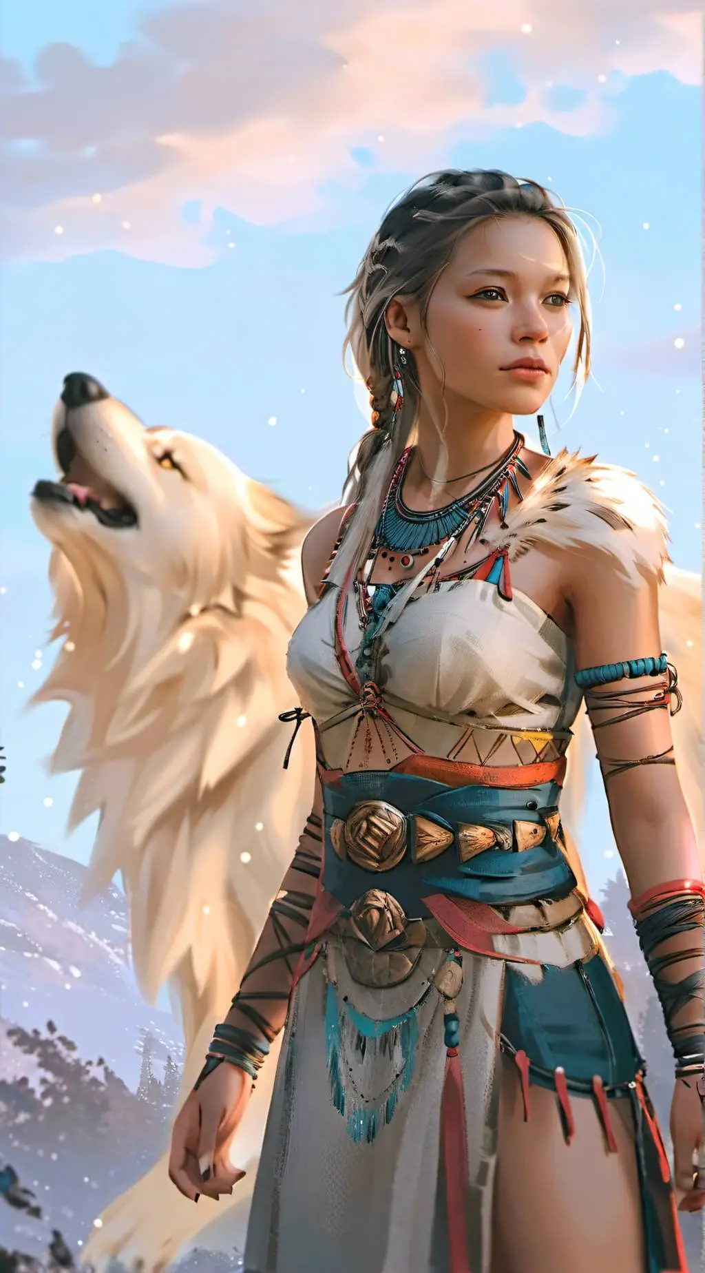 ai character: Mina background