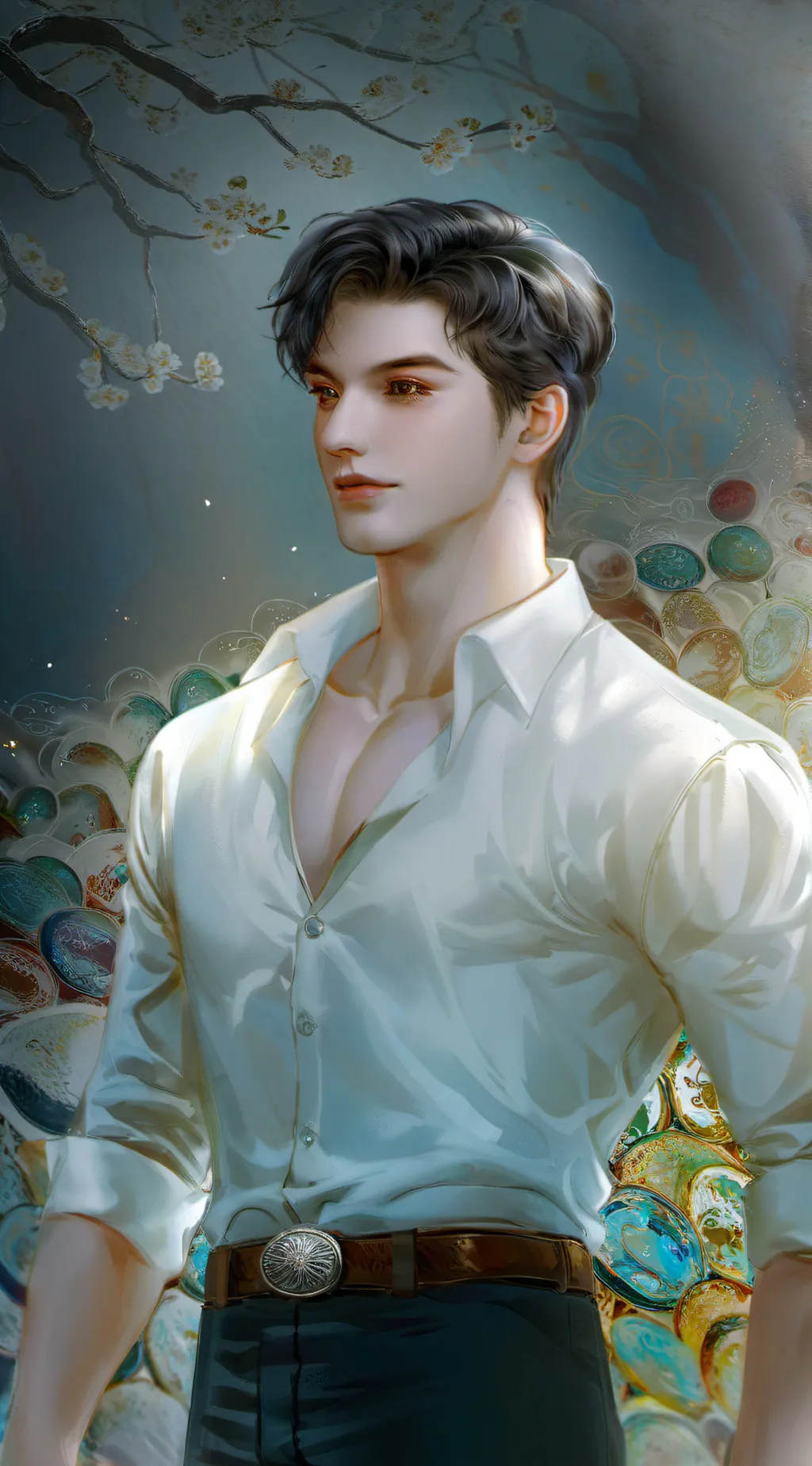 ai character: Hugo background