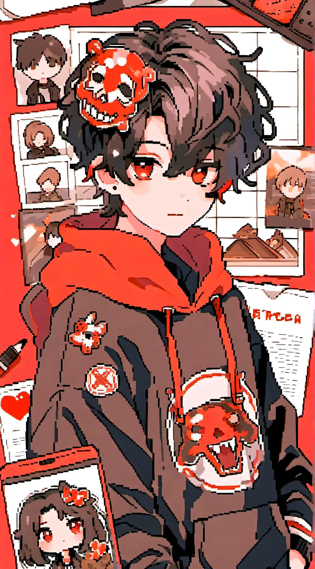 ai character: Leo  background