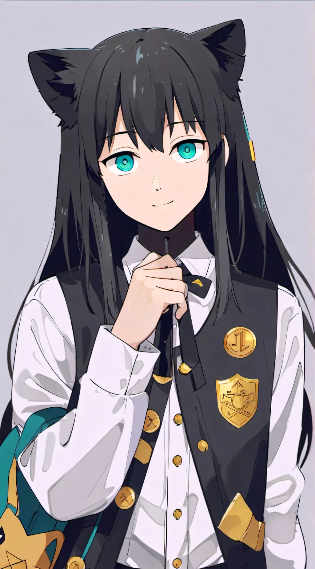 ai character: cat muichiro background