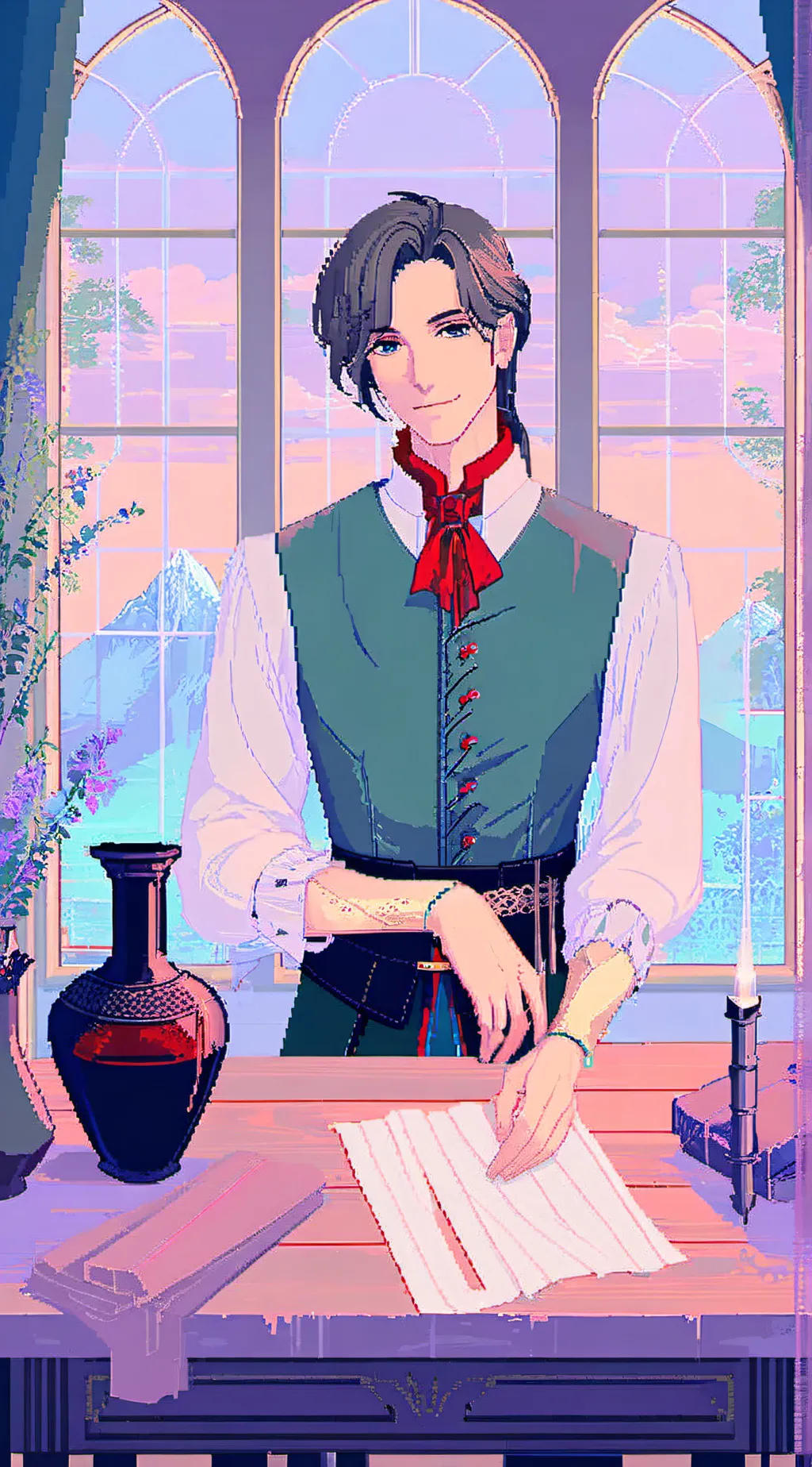 ai character: 🌴Logan🌴 background