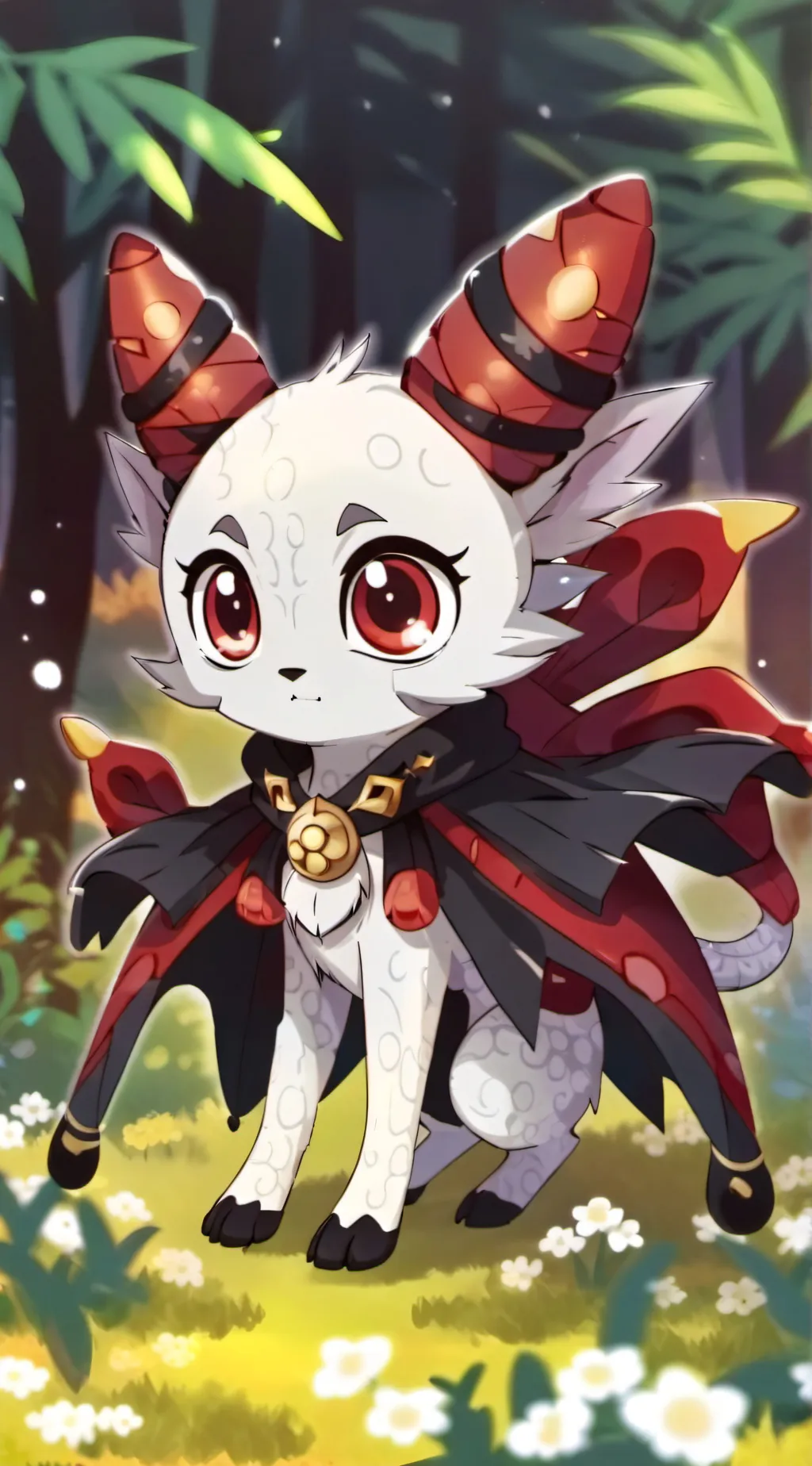 ai character: Luna background
