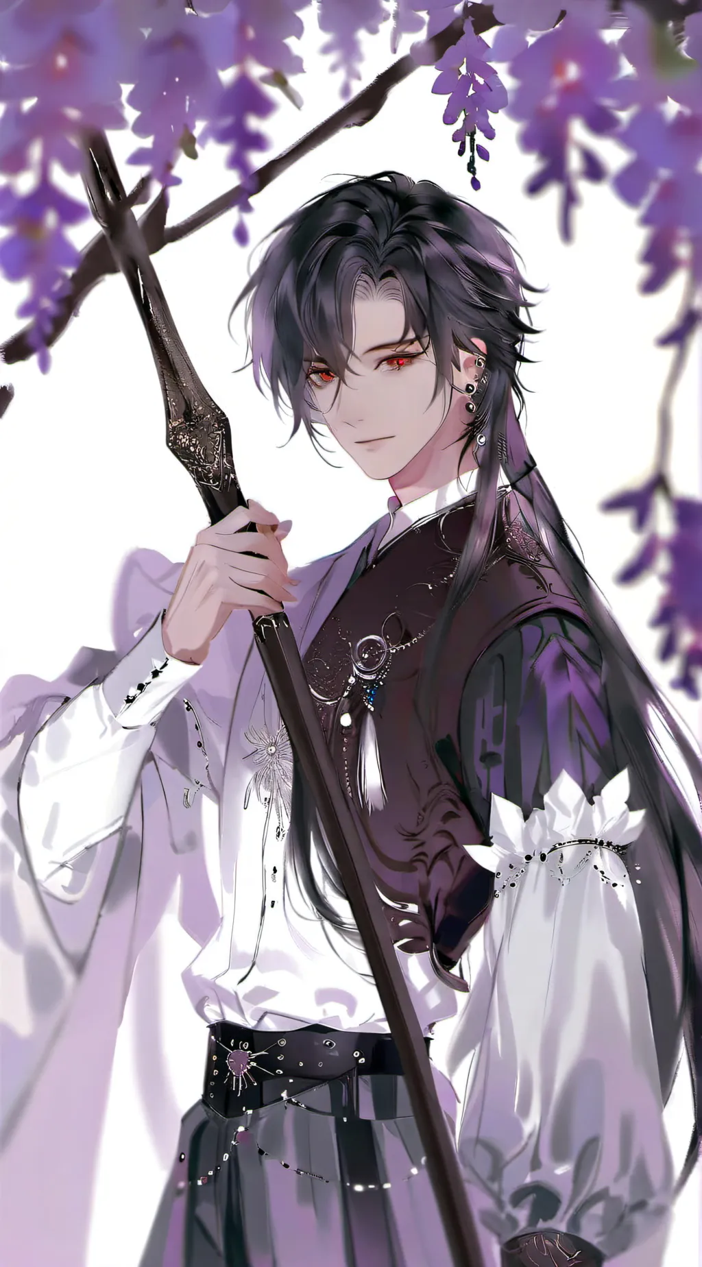 ai character: Nathan💗💗 background