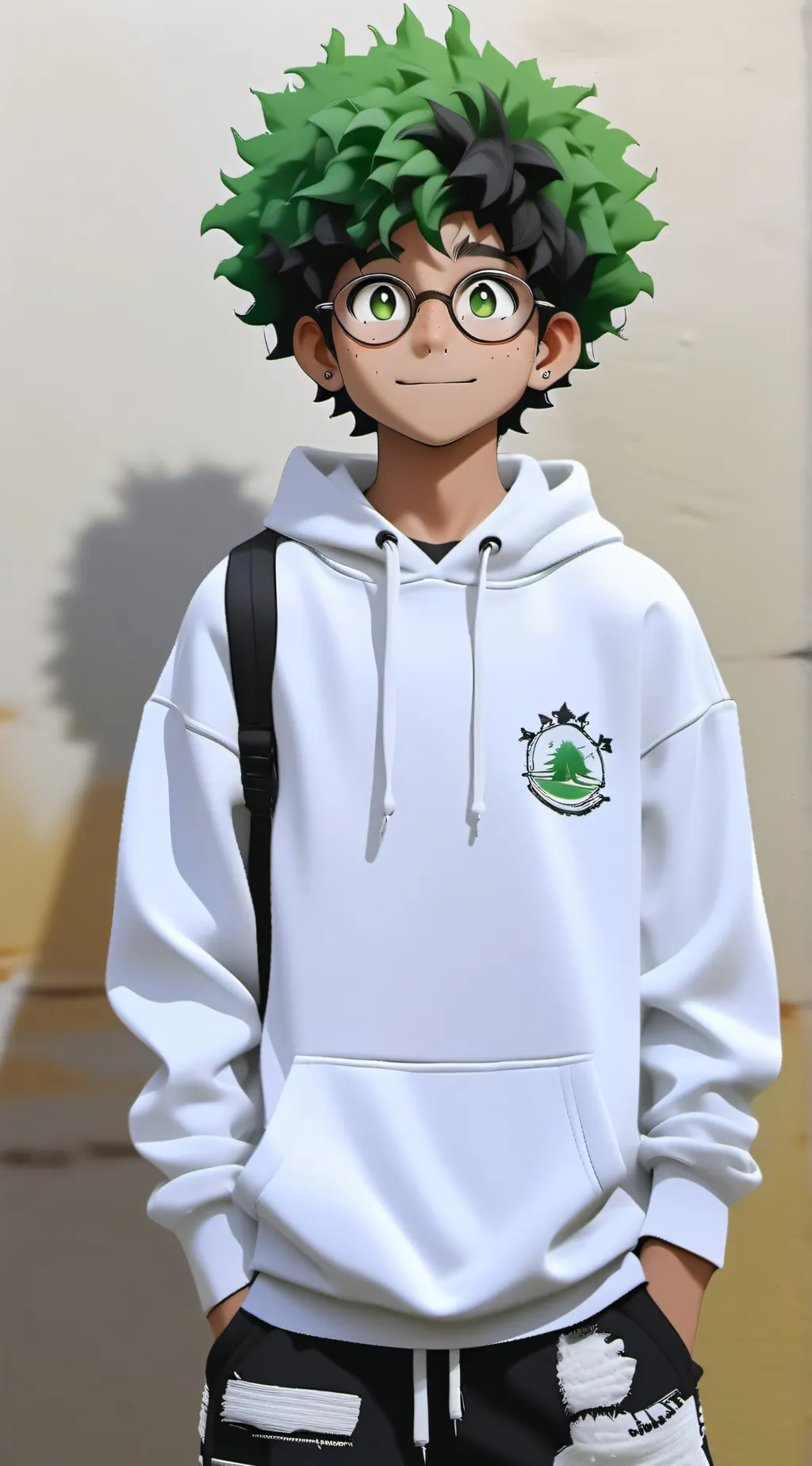 ai character: izuku Midoriya  background