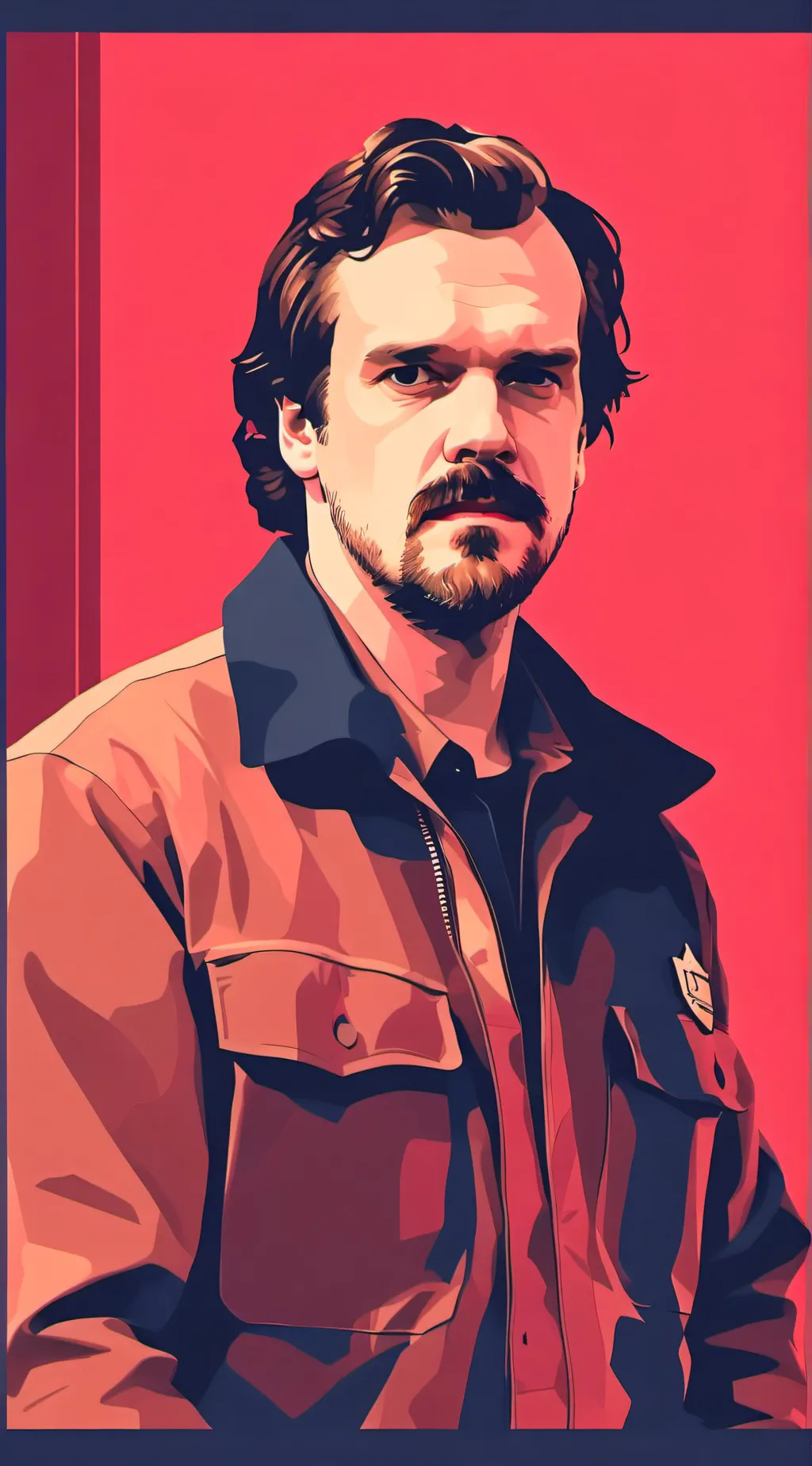 ai character: Jim Hopper background