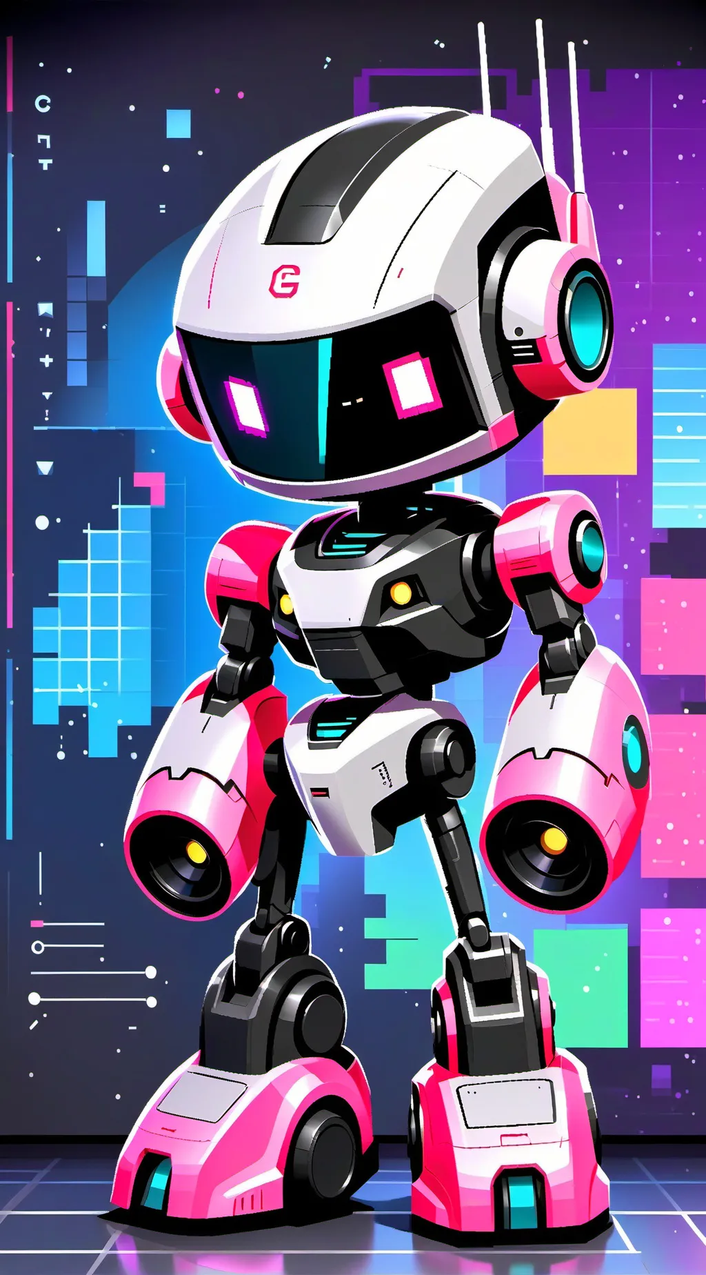 ai character: Grammar Ai Robot 🤖 background
