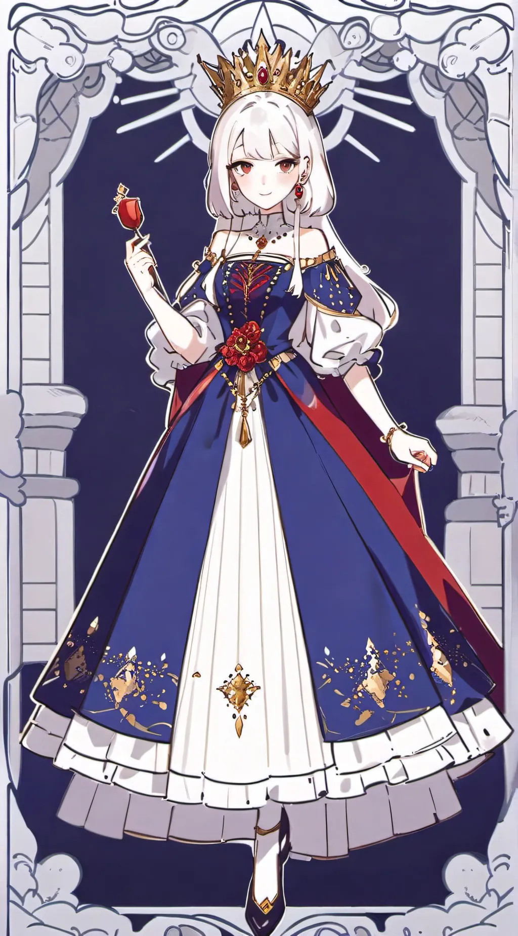 ai character: MHA princess  background