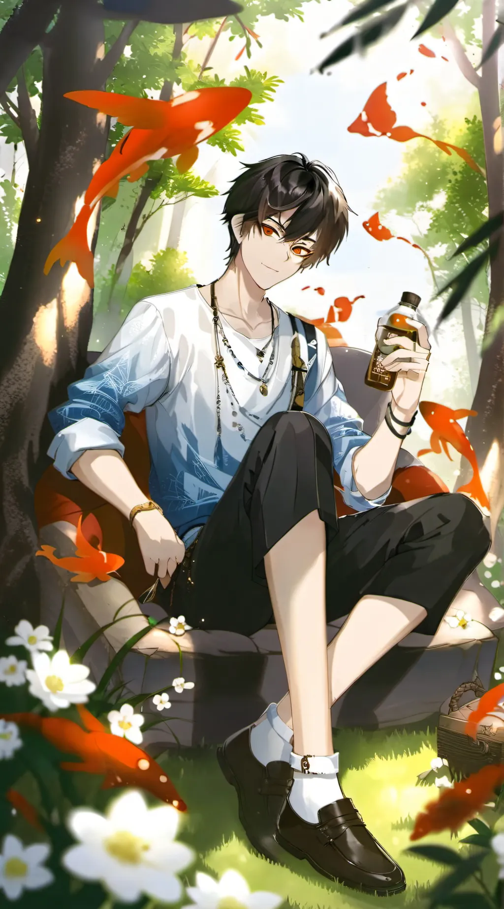ai character: kean background