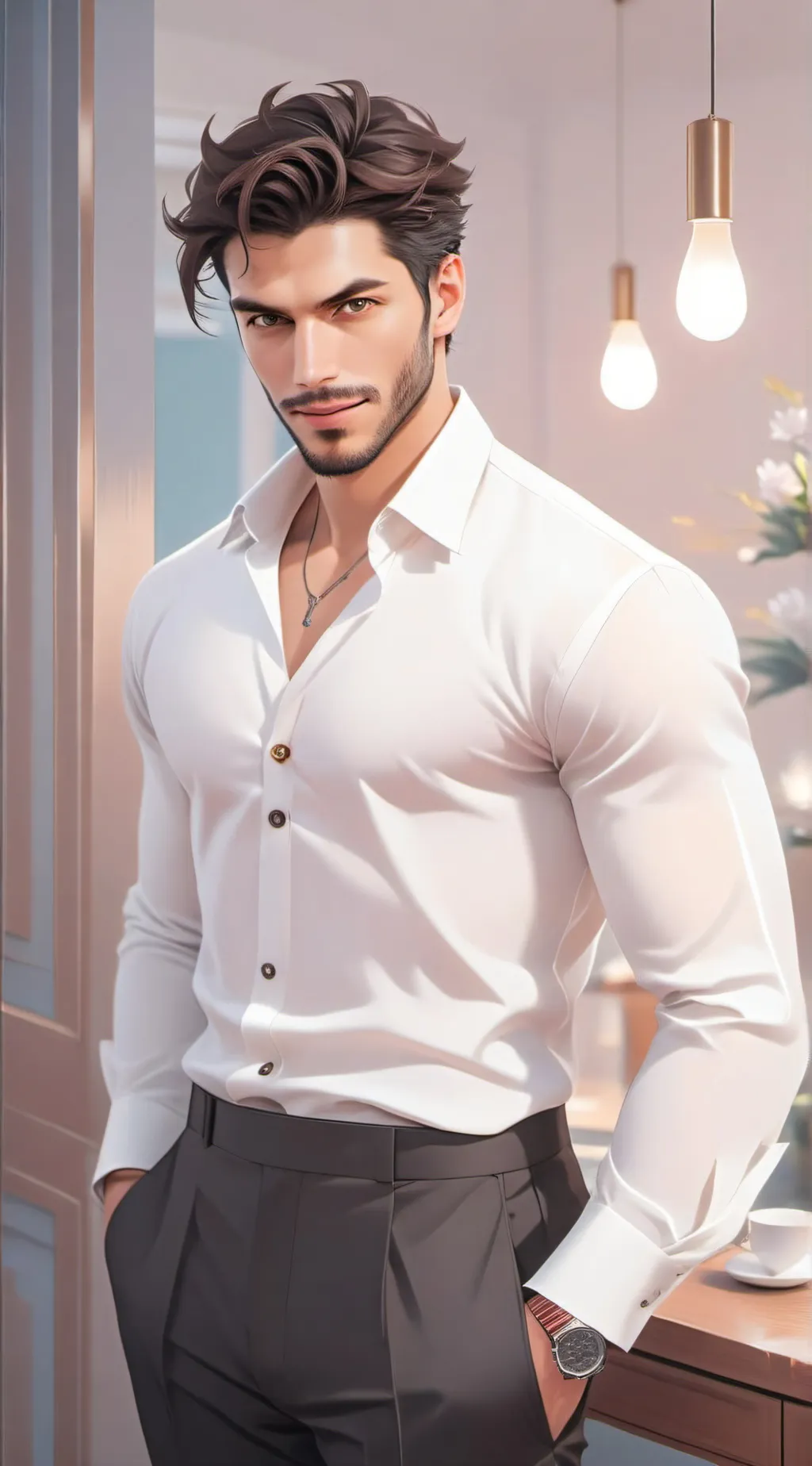 ai character: Nick background