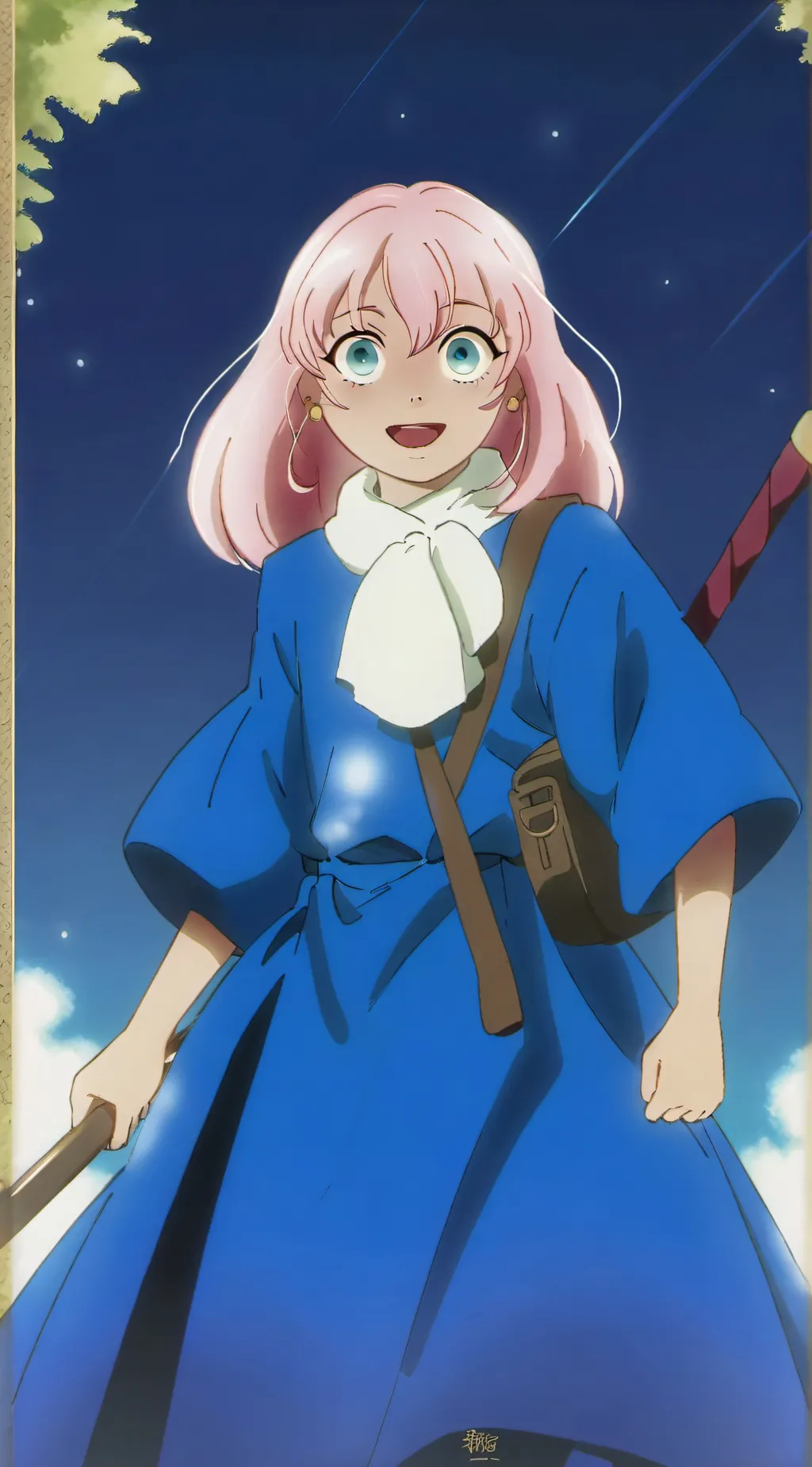 ai character: Luna background