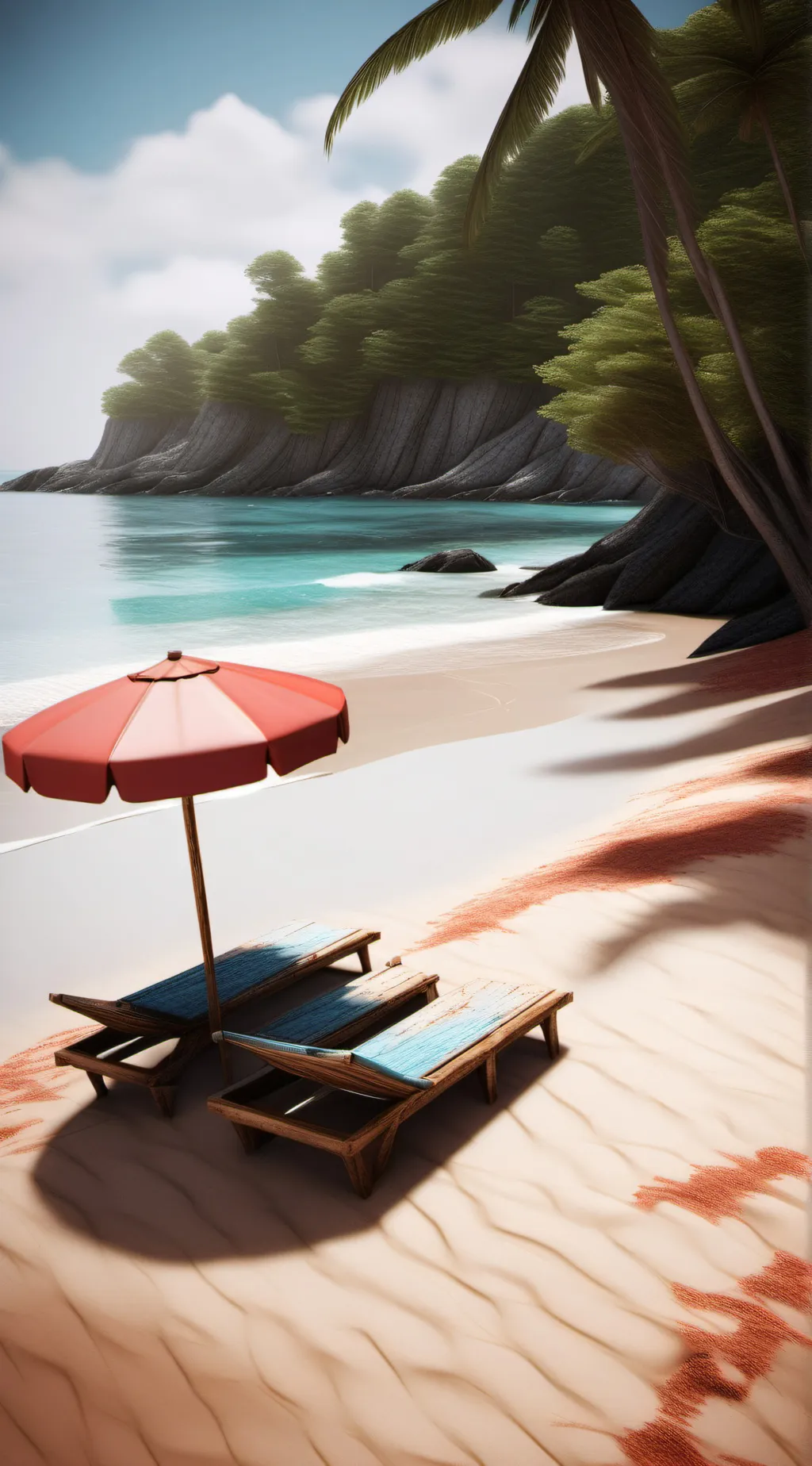 ai character: MD beach!! background
